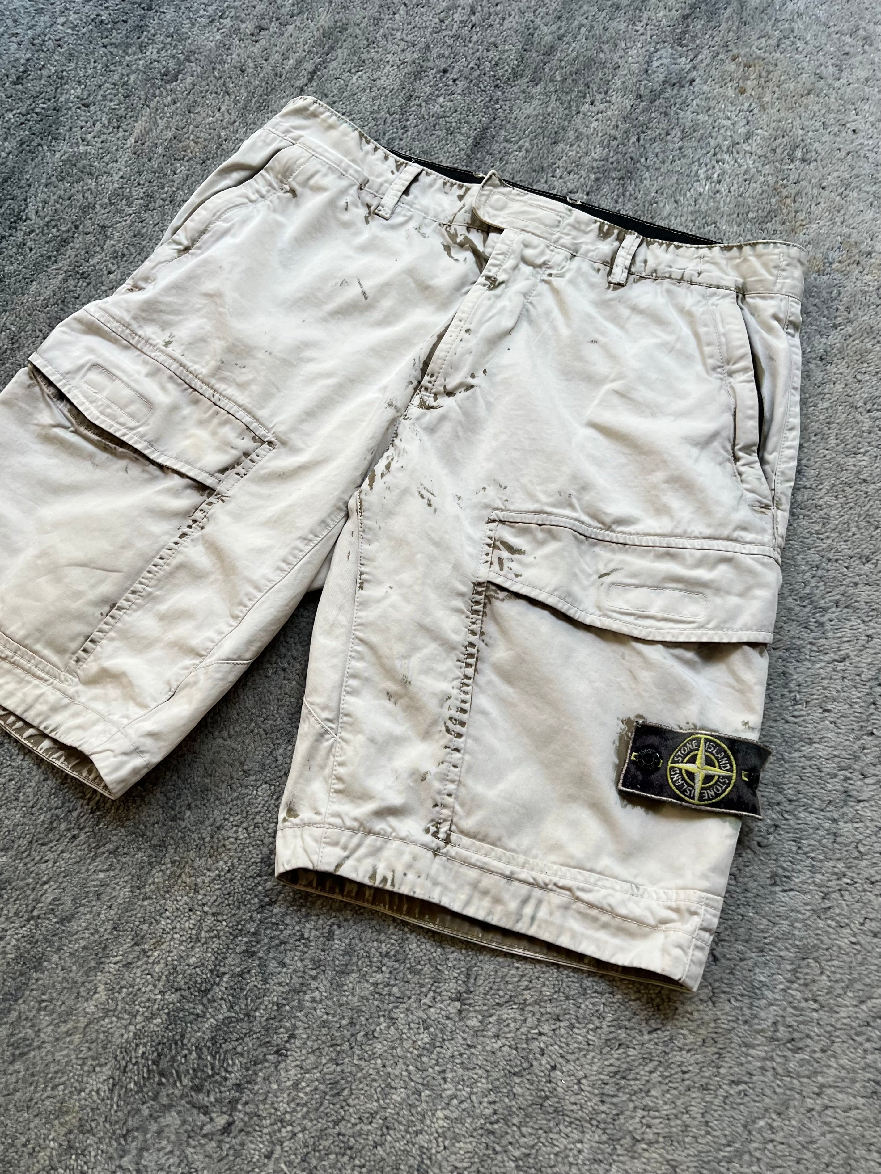 Stone Island 2017 Hand corrosion Shorts