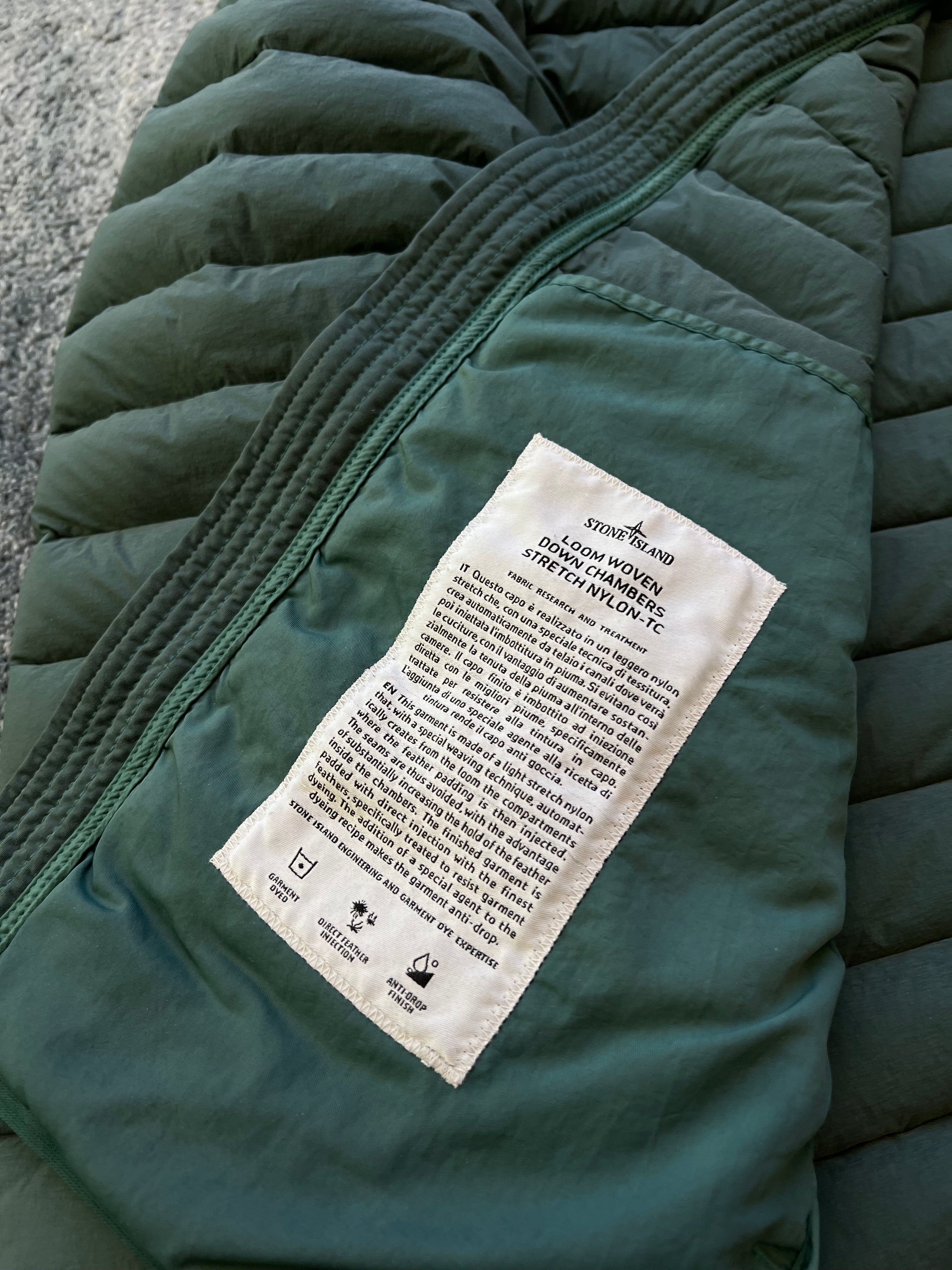 Stone Island 2021 Loom Woven Down Filled Nylon TC Puffer Jacket