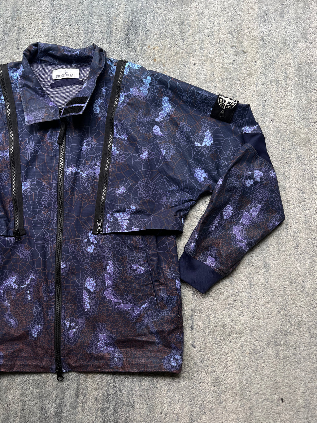 Stone Island 2019 Printed Heat Reactive Thermosensitive Fabric Jacket