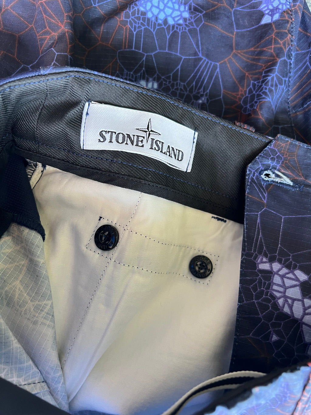 Stone Island 2016 Printed Heat Reactive Thermosensitive Fabric Cargo Trousers