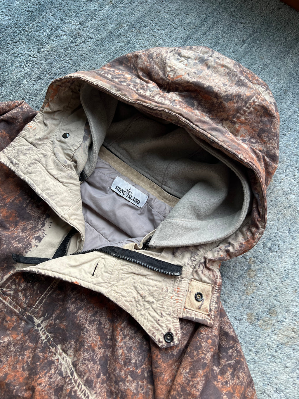 Stone Island 2019 Paintball Camo Pullover Cordura Jacket