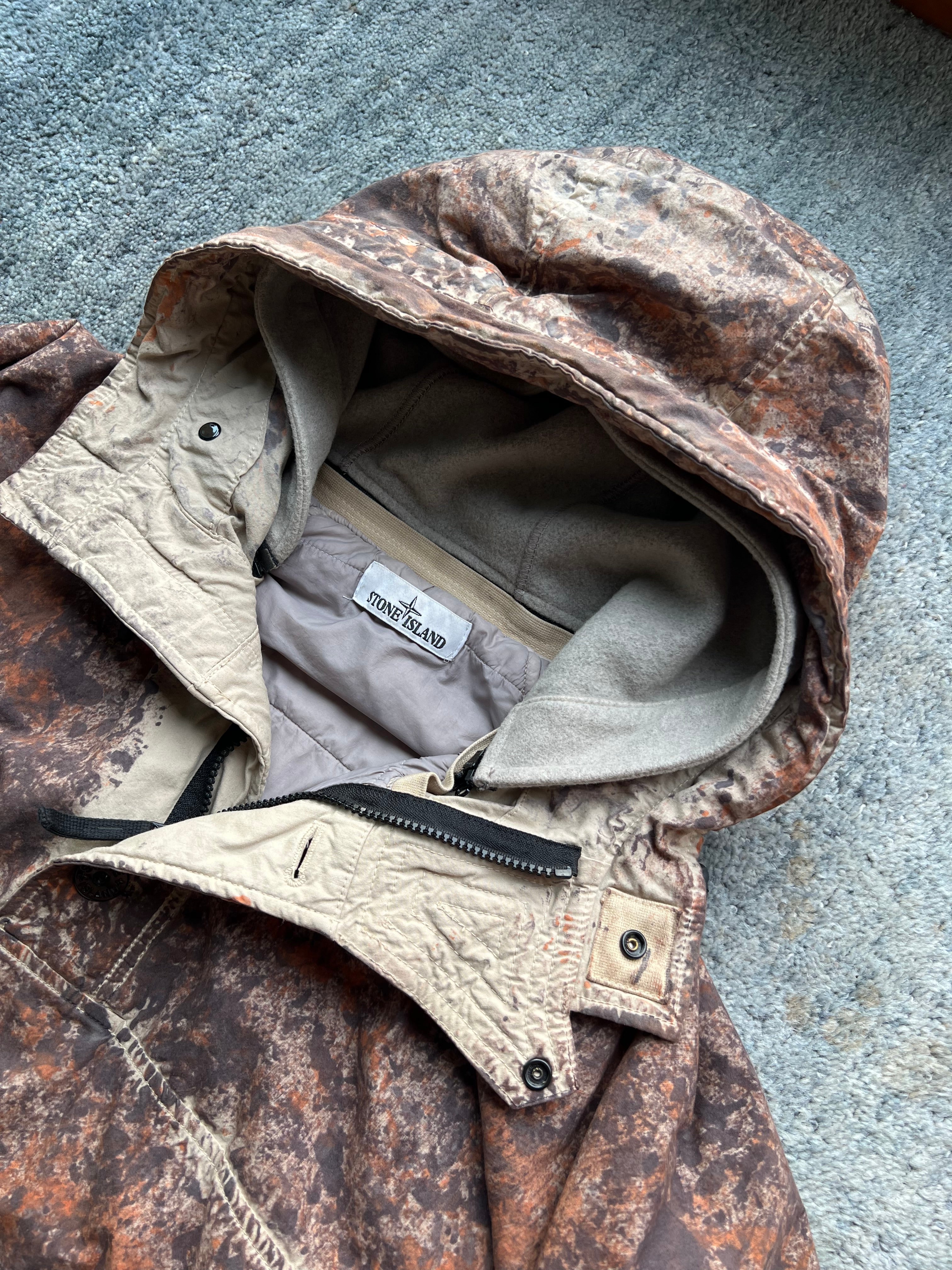 Stone Island 2019 Paintball Camo Pullover Cordura Jacket