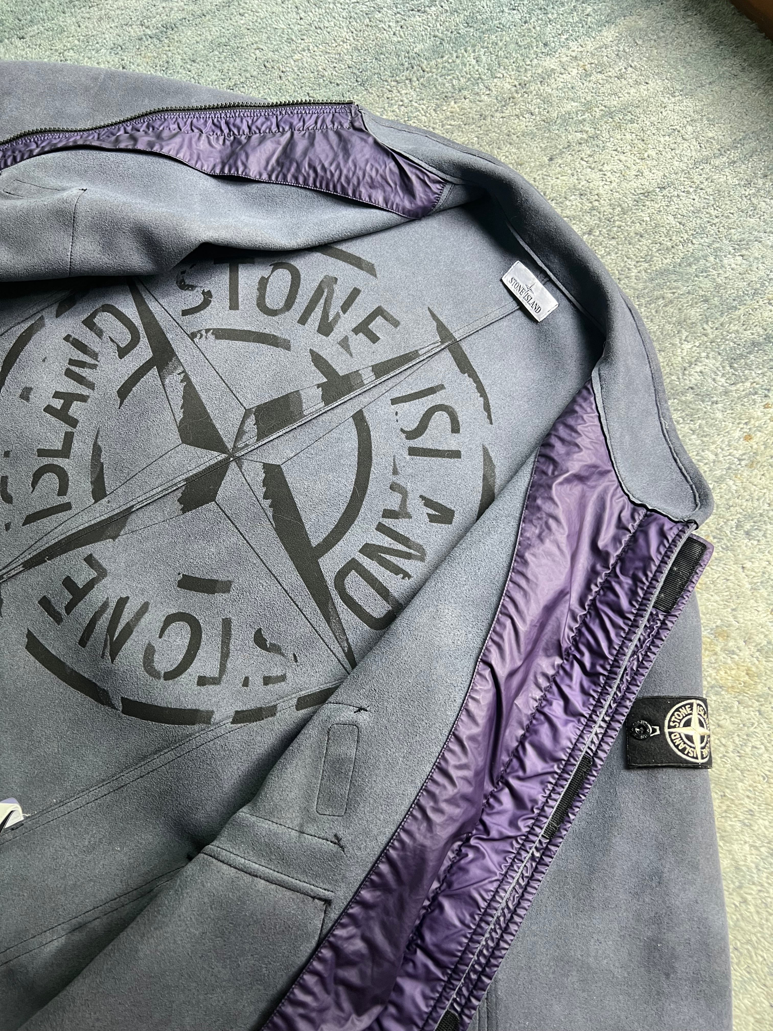 Stone Island Man Made Suede Jacket 2018
