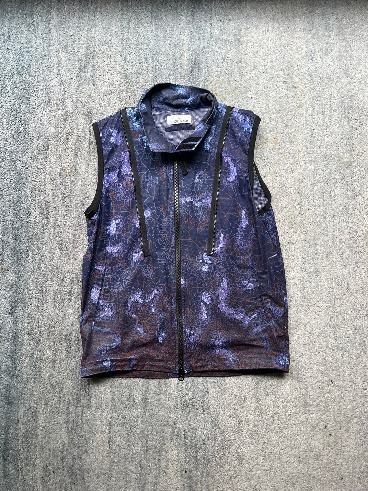 Stone Island 2019 Printed Heat Reactive Thermosensitive Fabric Jacket