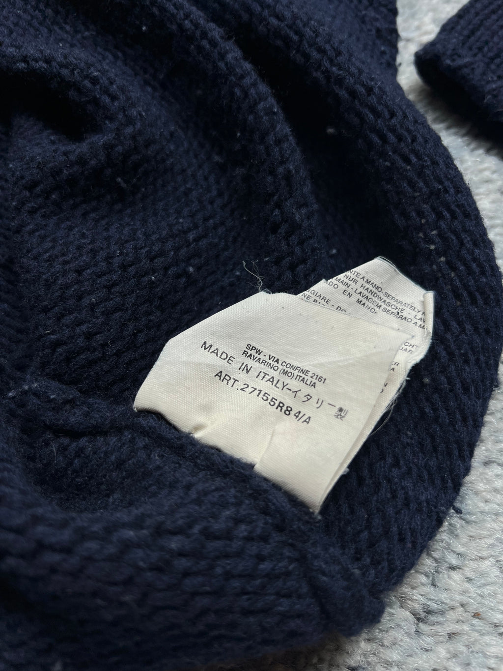 Stone Island 1997 Half Button Knit