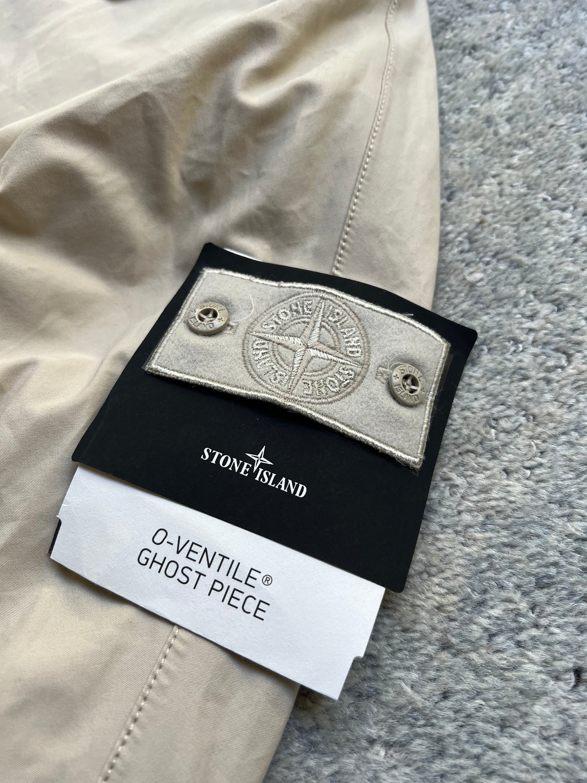 Stone Island O-Ventile Ghost Belted Trench Jacket
