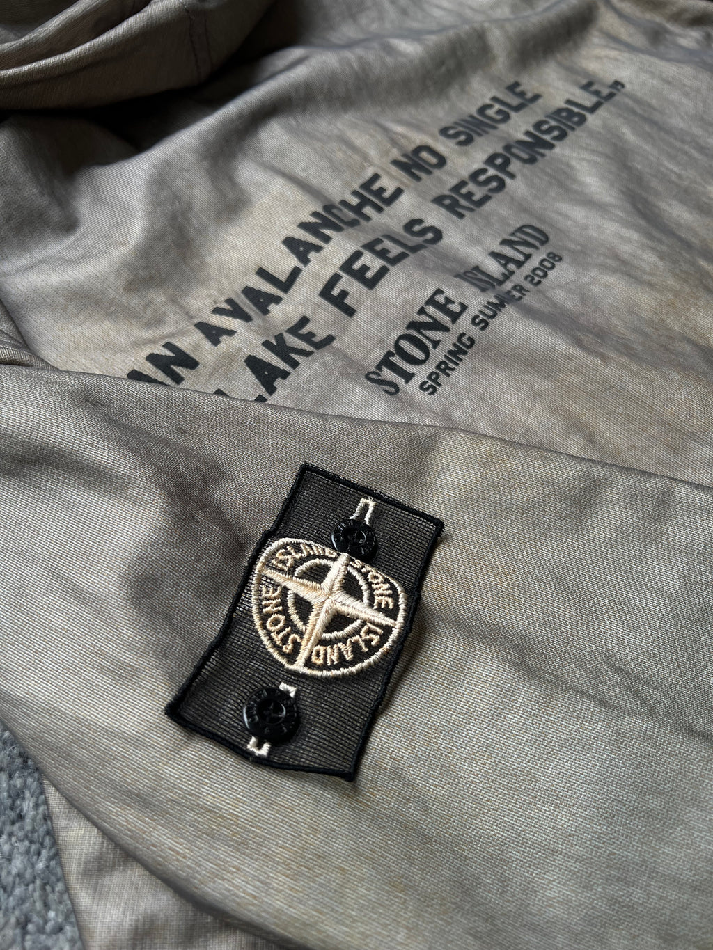 Stone Island 2008 Tyveck Snowflake Jacket