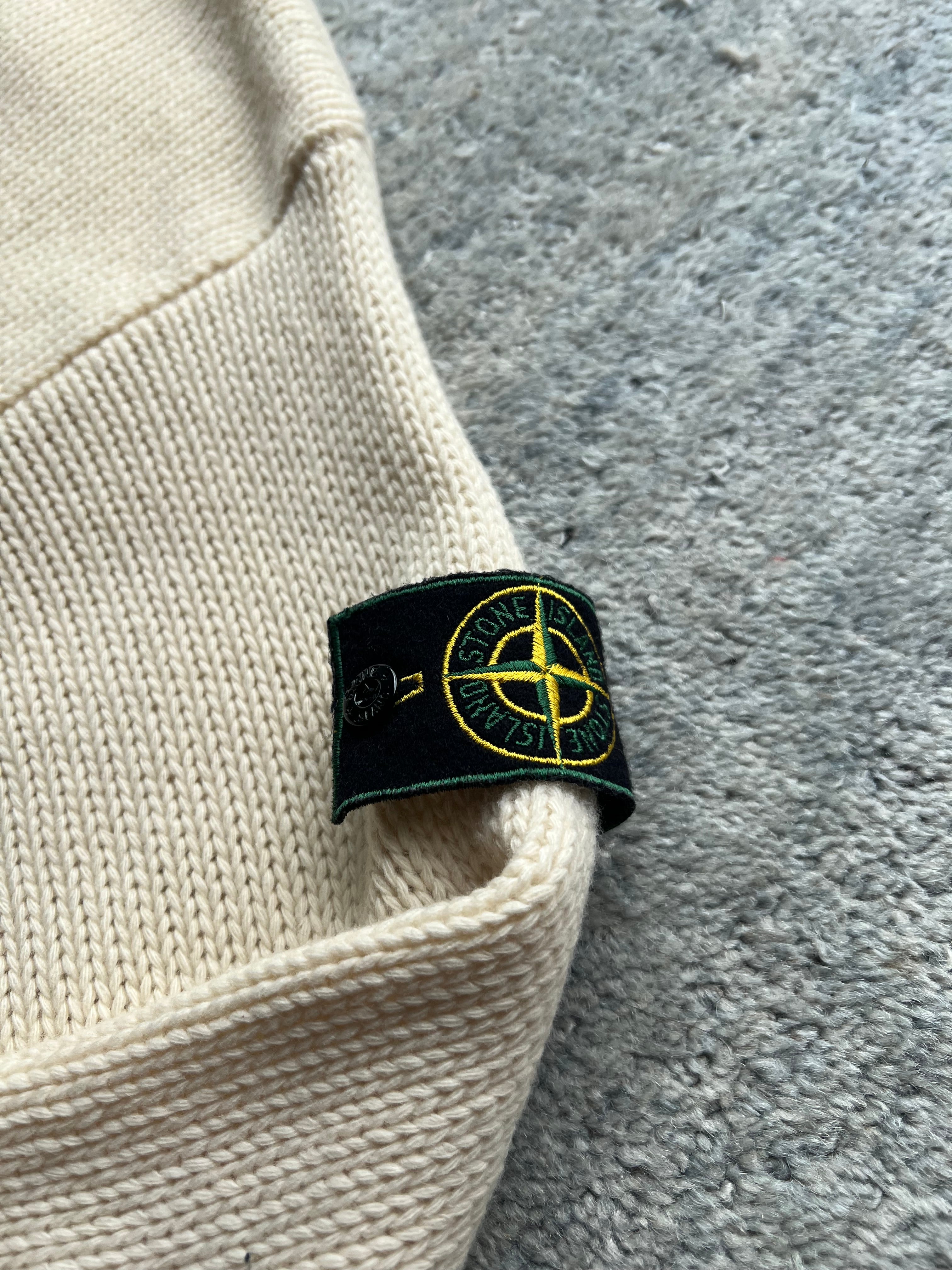 Stone Island 1996 Half Button Knit