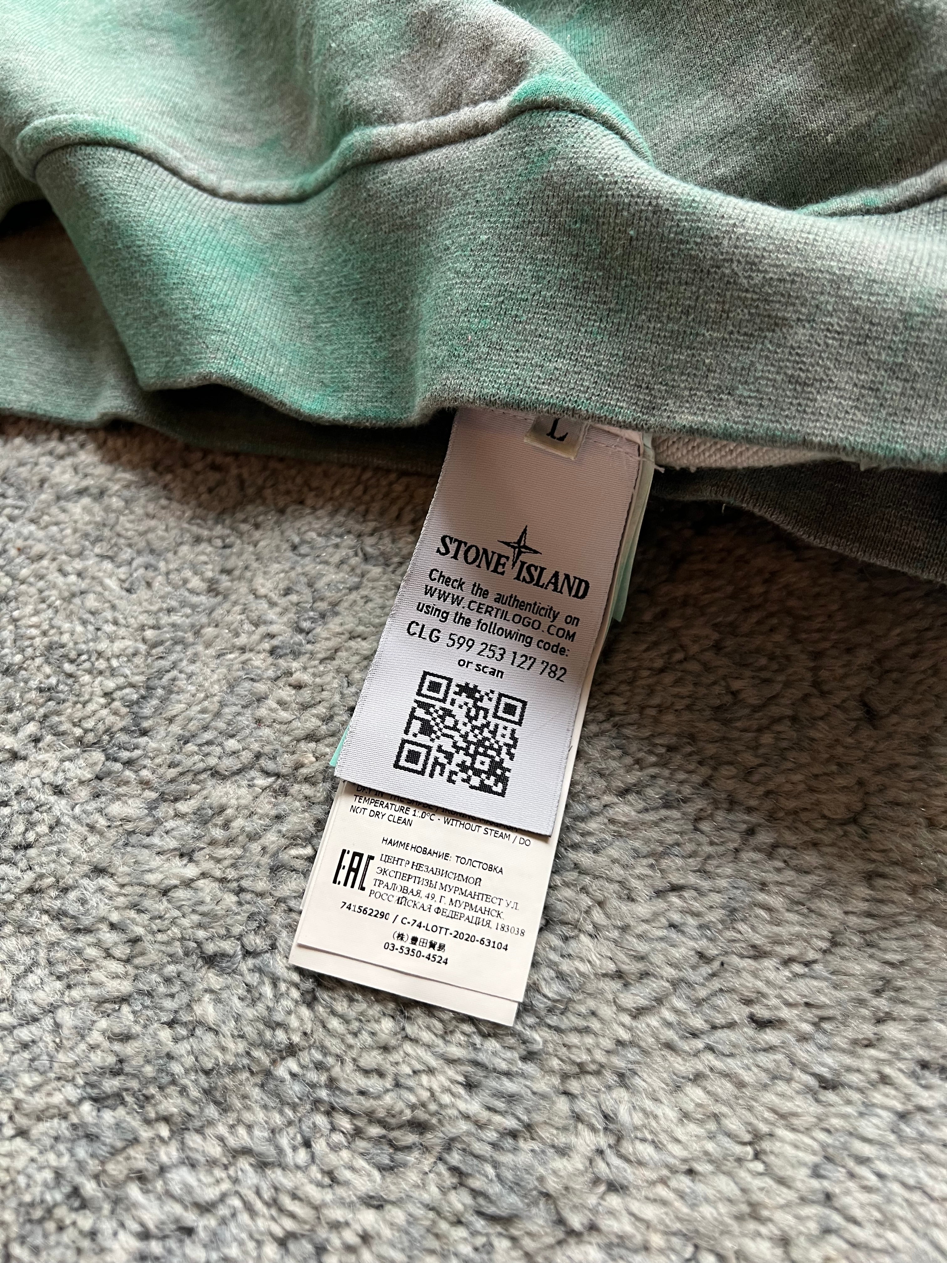 Stone Island 2020 Dust Treatment Crewneck