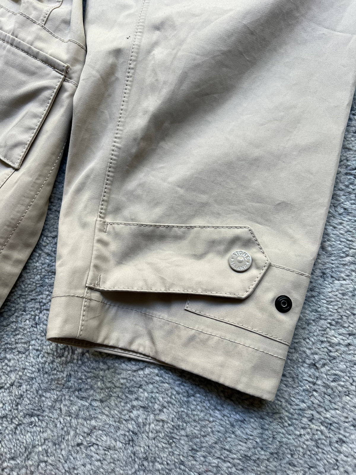 Stone Island O-Ventile Ghost Belted Trench Jacket