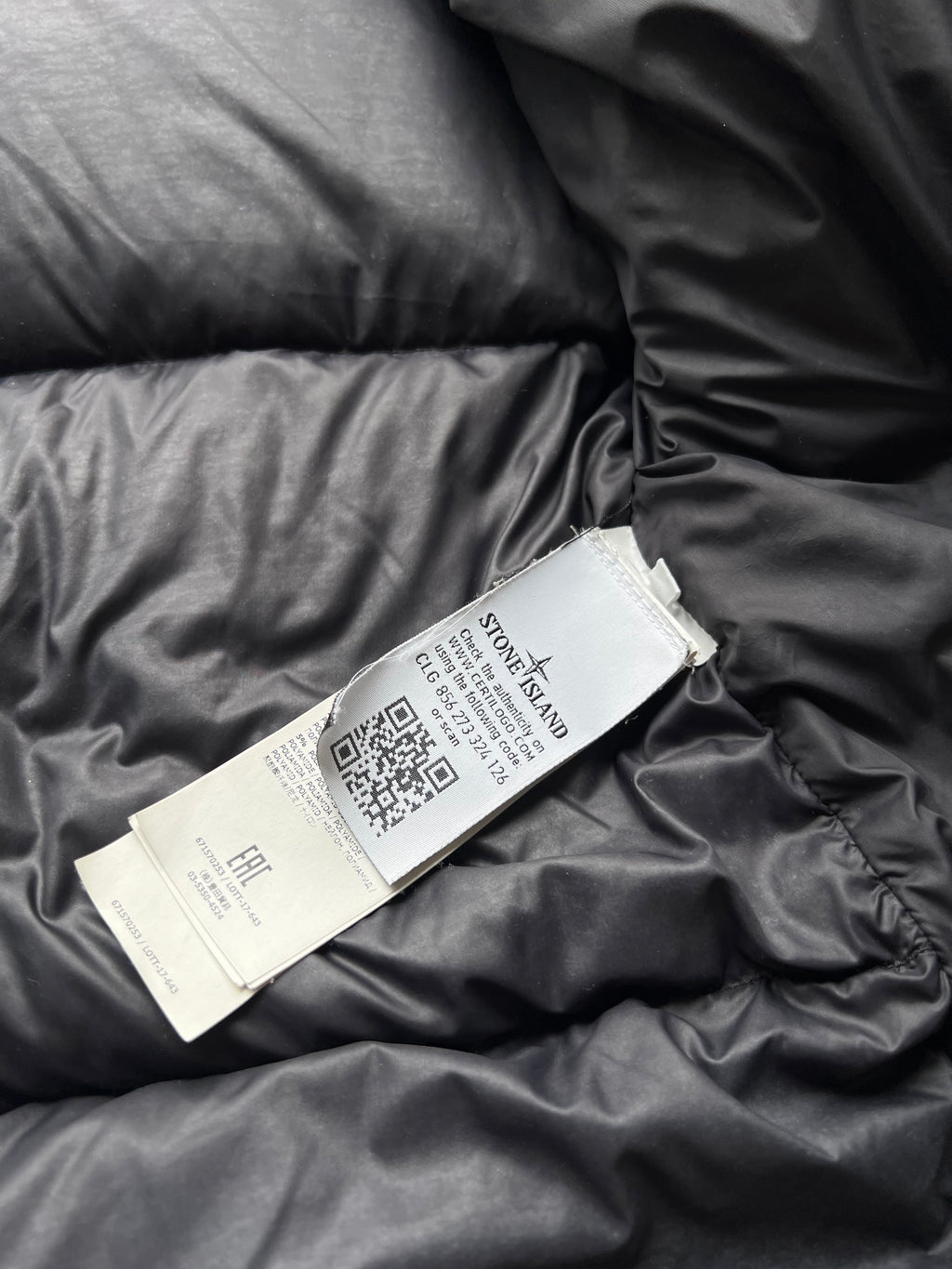 Stone Island 2017 Tela Nylon Down Dust Frost Puffer