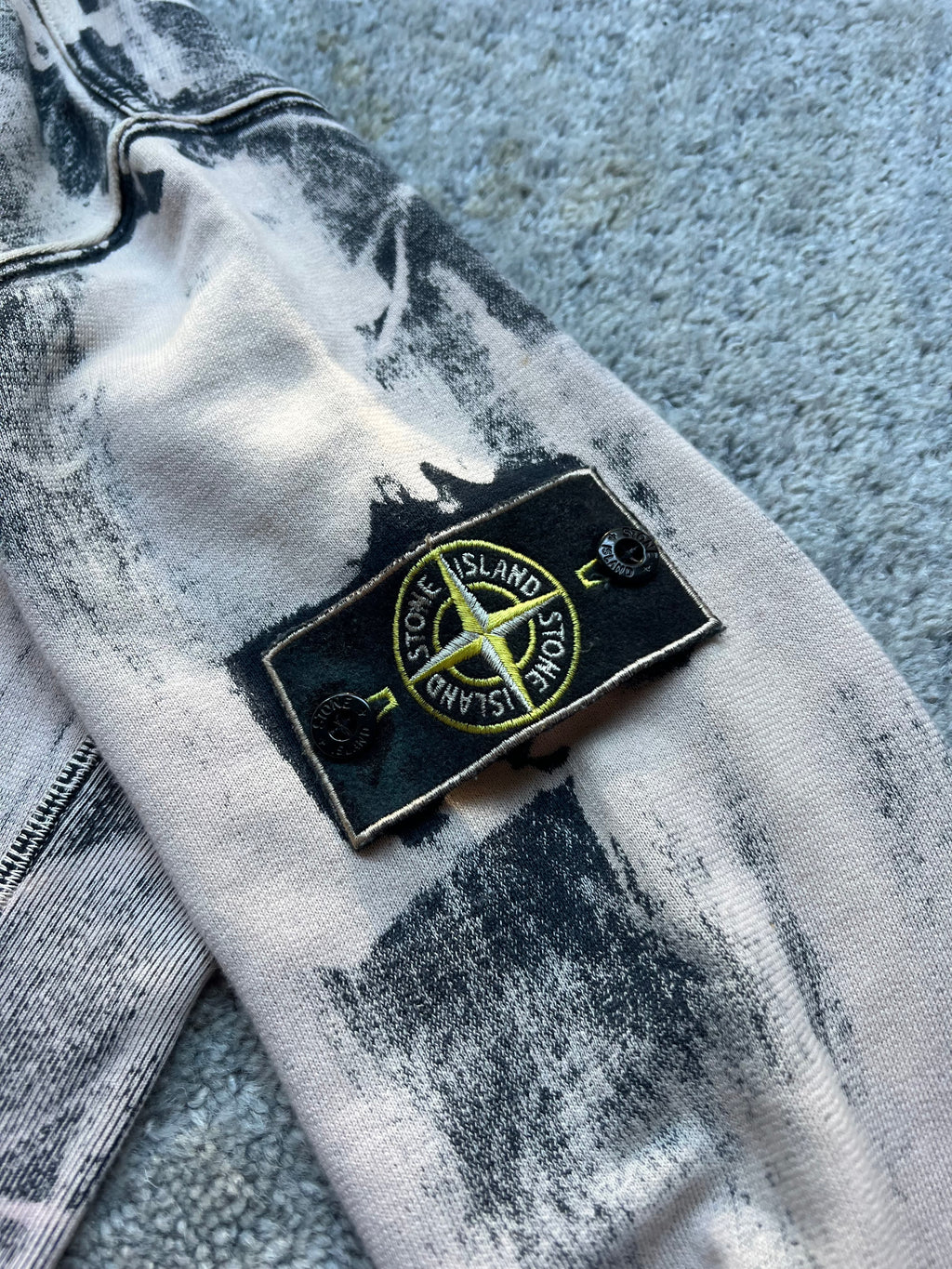 Stone Island Hand Corrosion Crewneck Sweatshirt 2017
