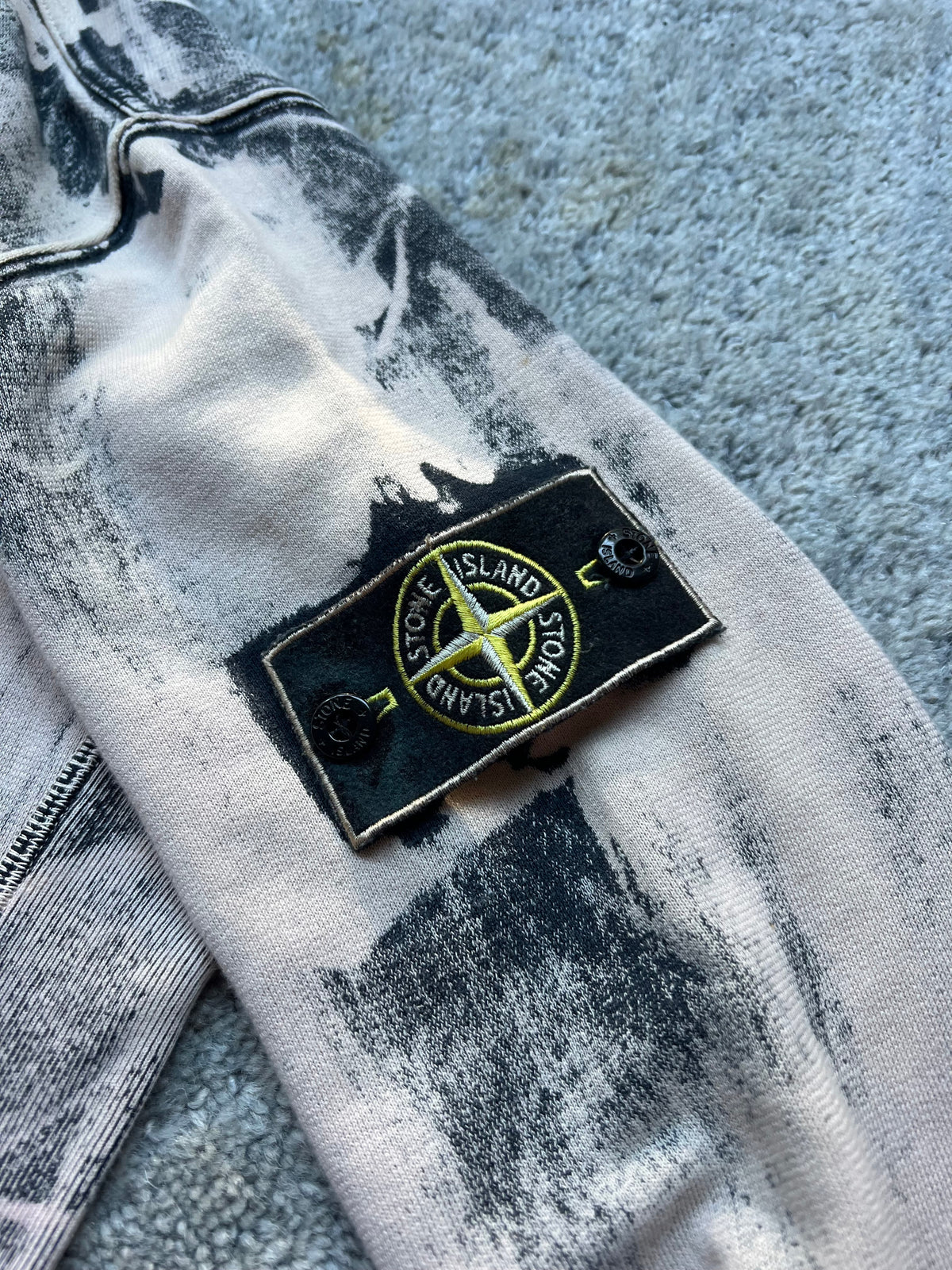 Stone Island Hand Corrosion Crewneck Sweatshirt 2017