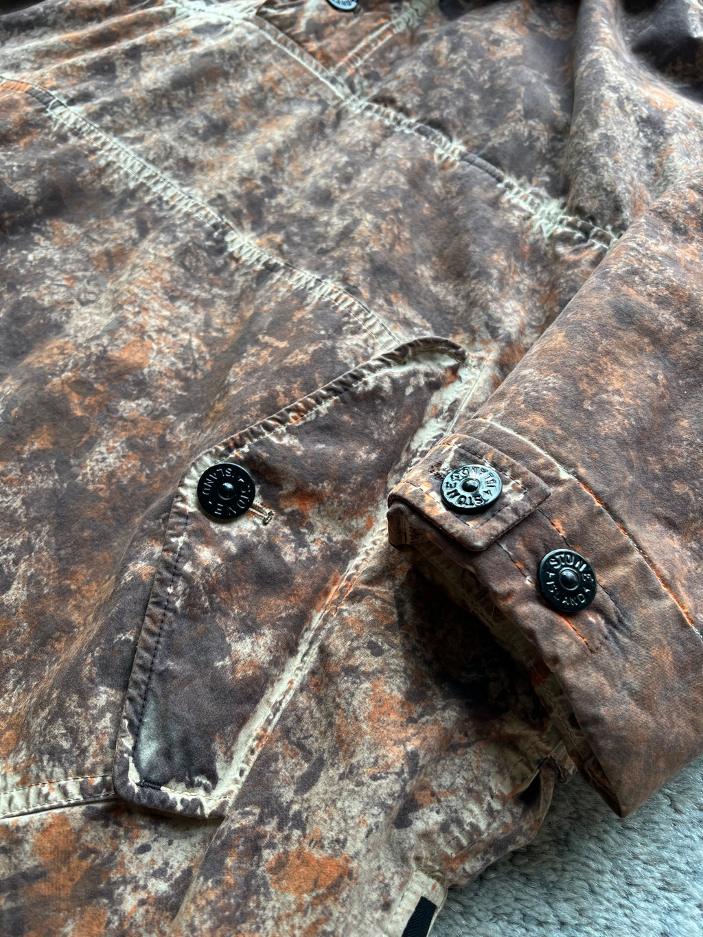 Stone Island 2019 Paintball Camo Cordura Jacket