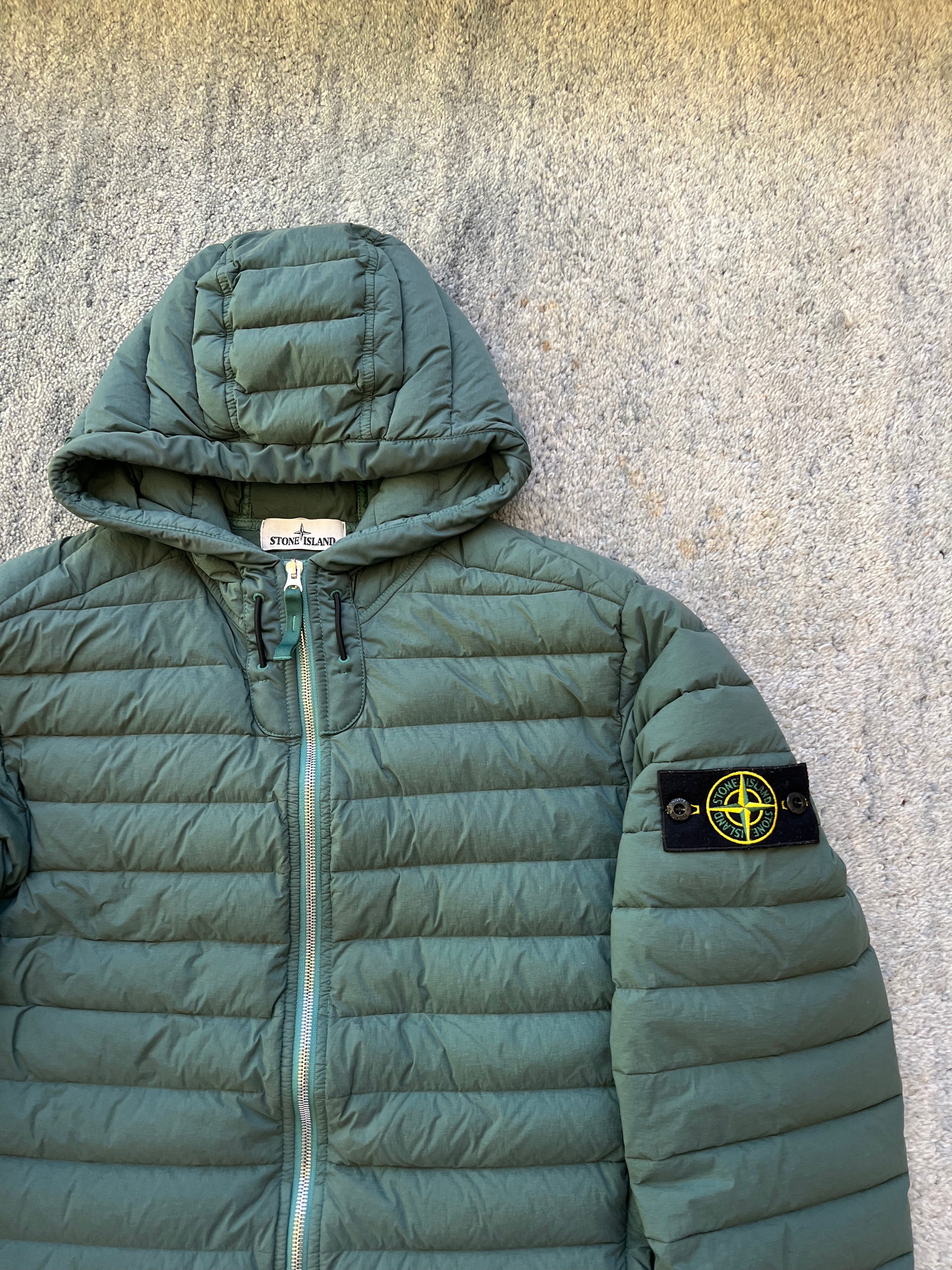 Stone Island 2021 Loom Woven Down Filled Nylon TC Puffer Jacket