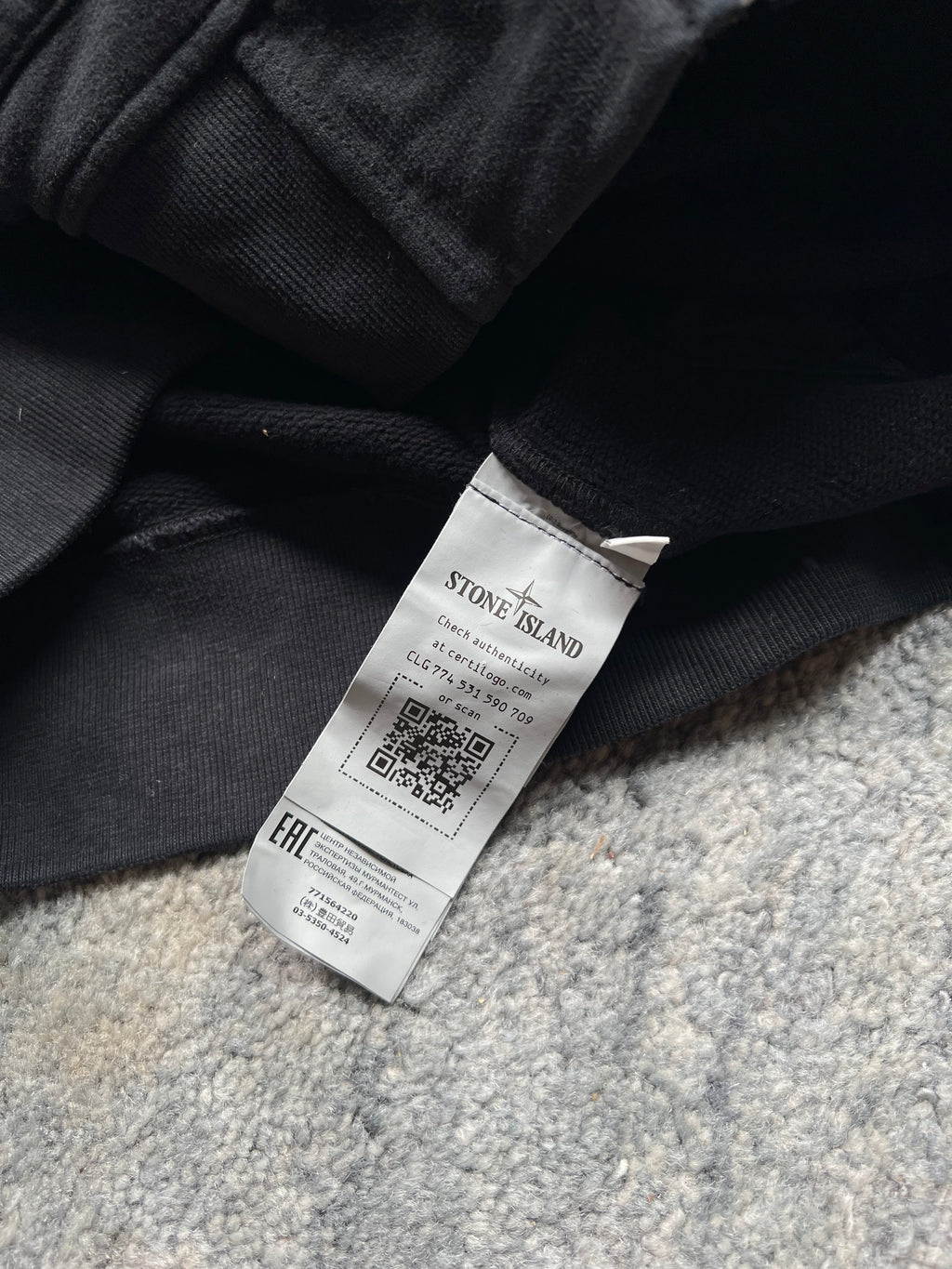 Stone Island zip-up hooded Sweatshirt