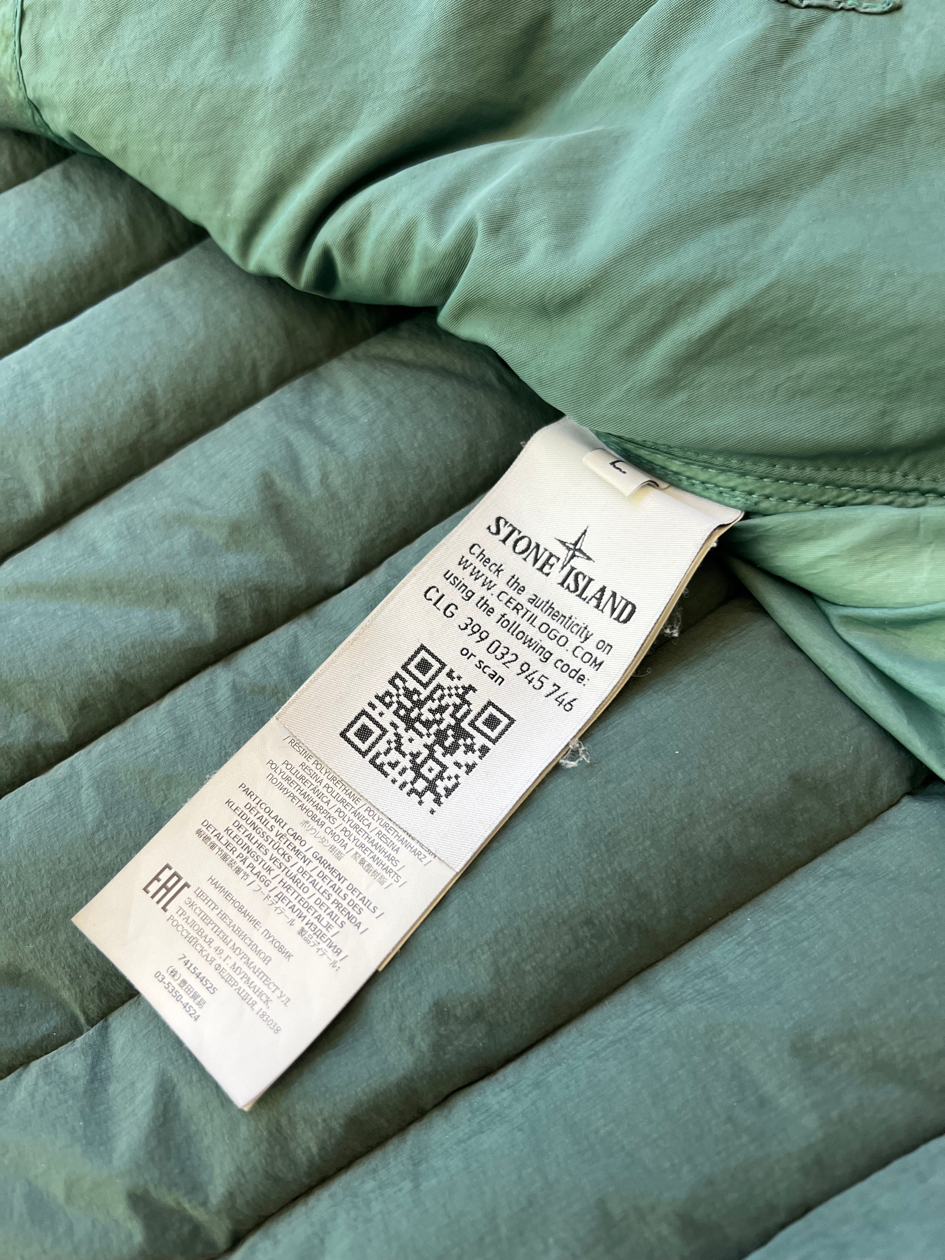 Stone Island 2021 Loom Woven Down Filled Nylon TC Puffer Jacket