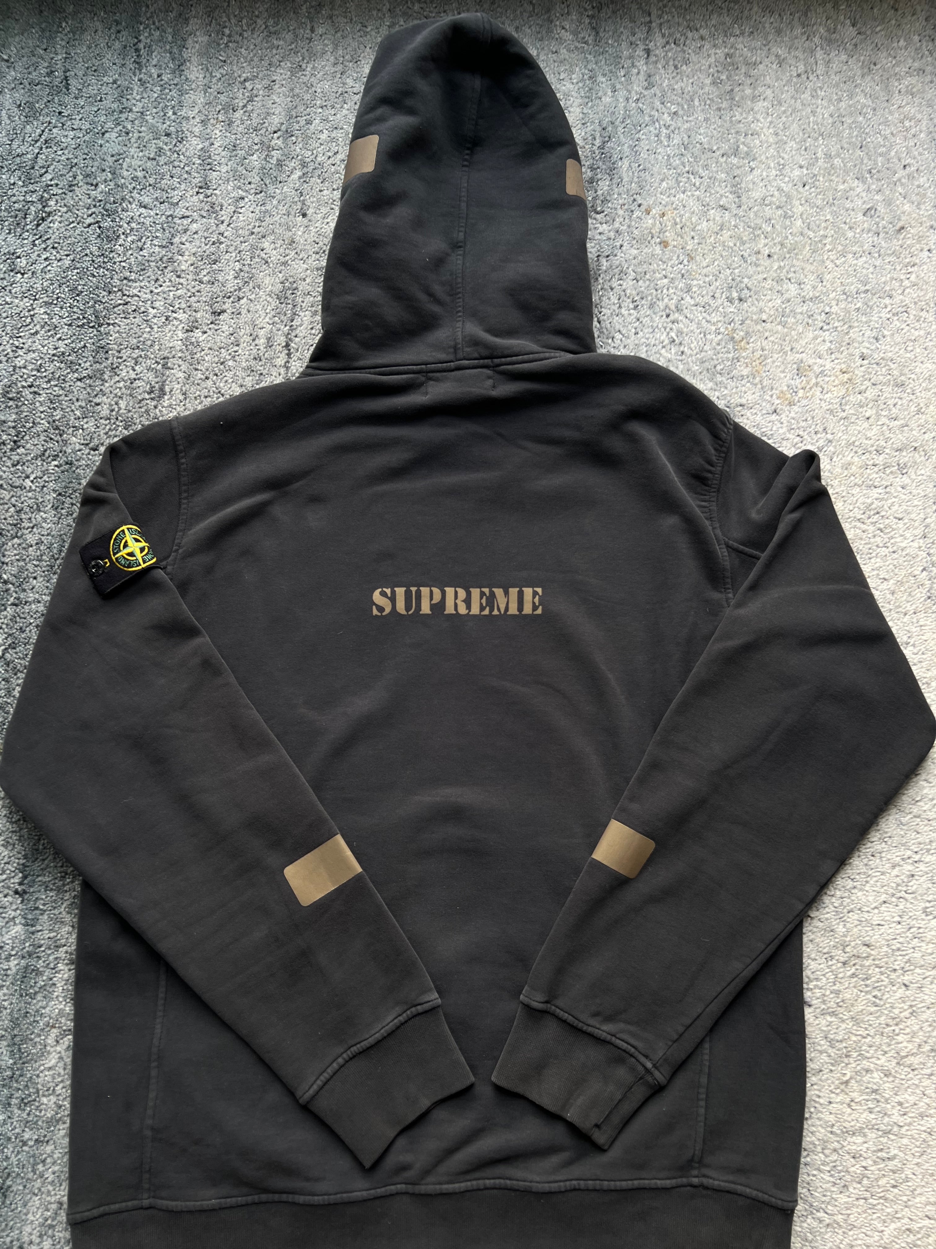 Stone Island Supreme 2017 Reflective Hoodie