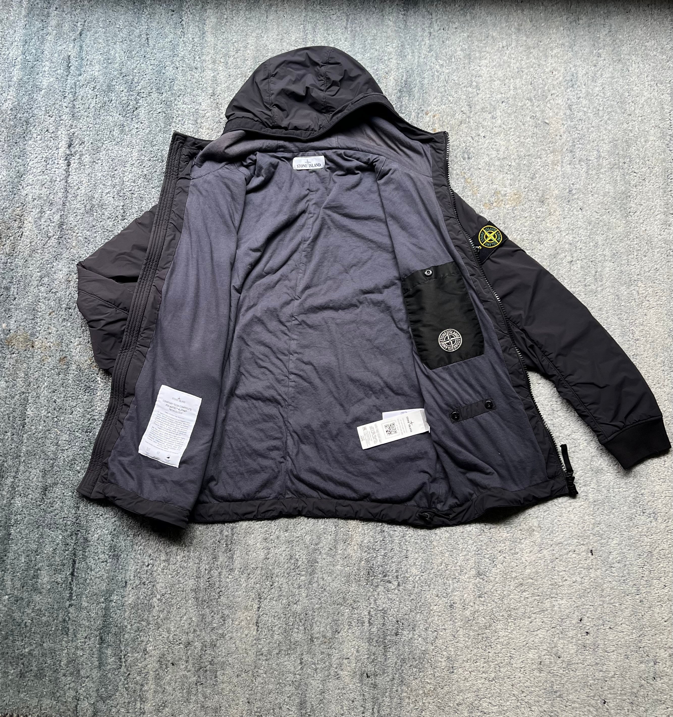 Stone Island 2023 Composite Polartec Hooded Jacket