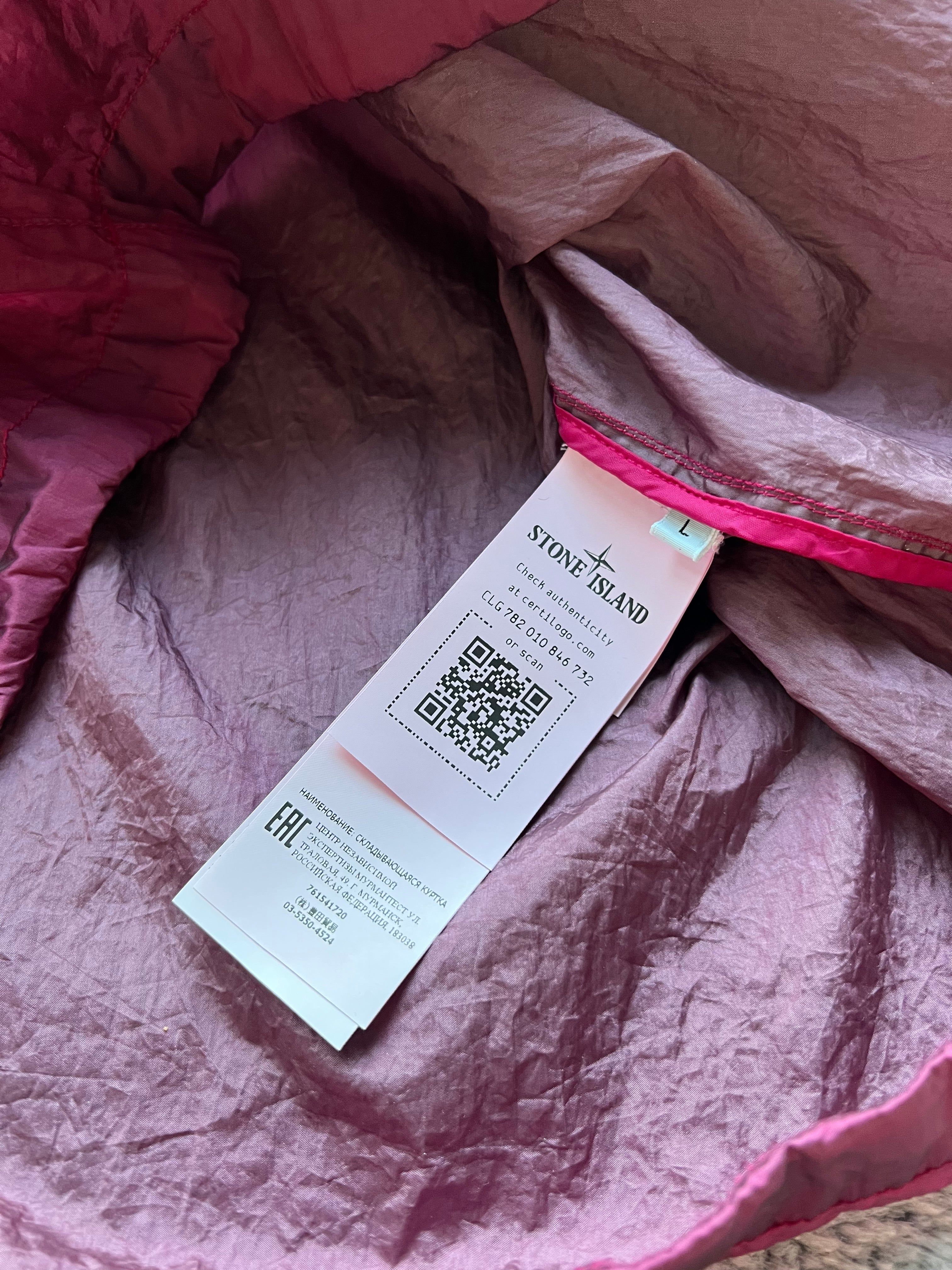 Stone Island 2022 Packable Nylon Metal Zip