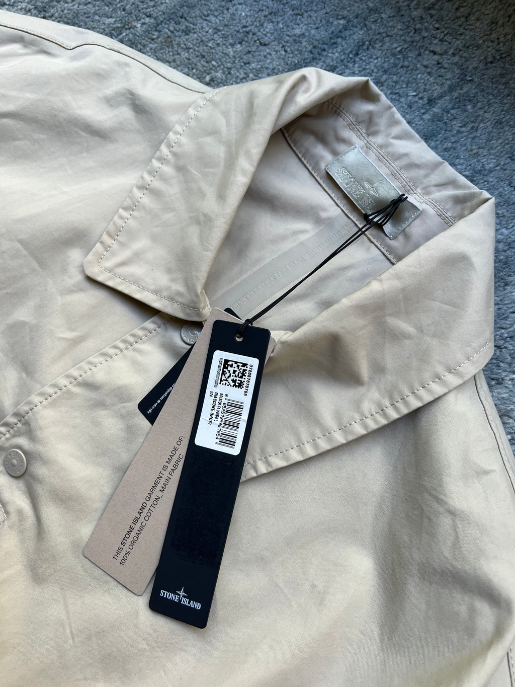 Stone Island O-Ventile Ghost Belted Trench Jacket