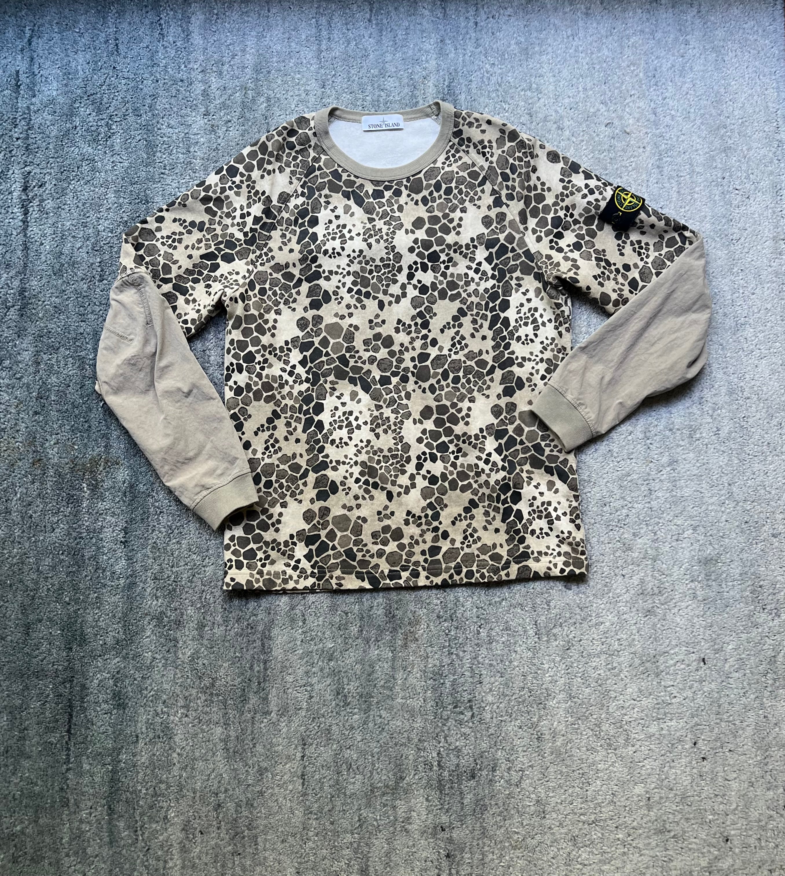 Stone Island 2018 Alligator Camo Crewneck Sweatshirt