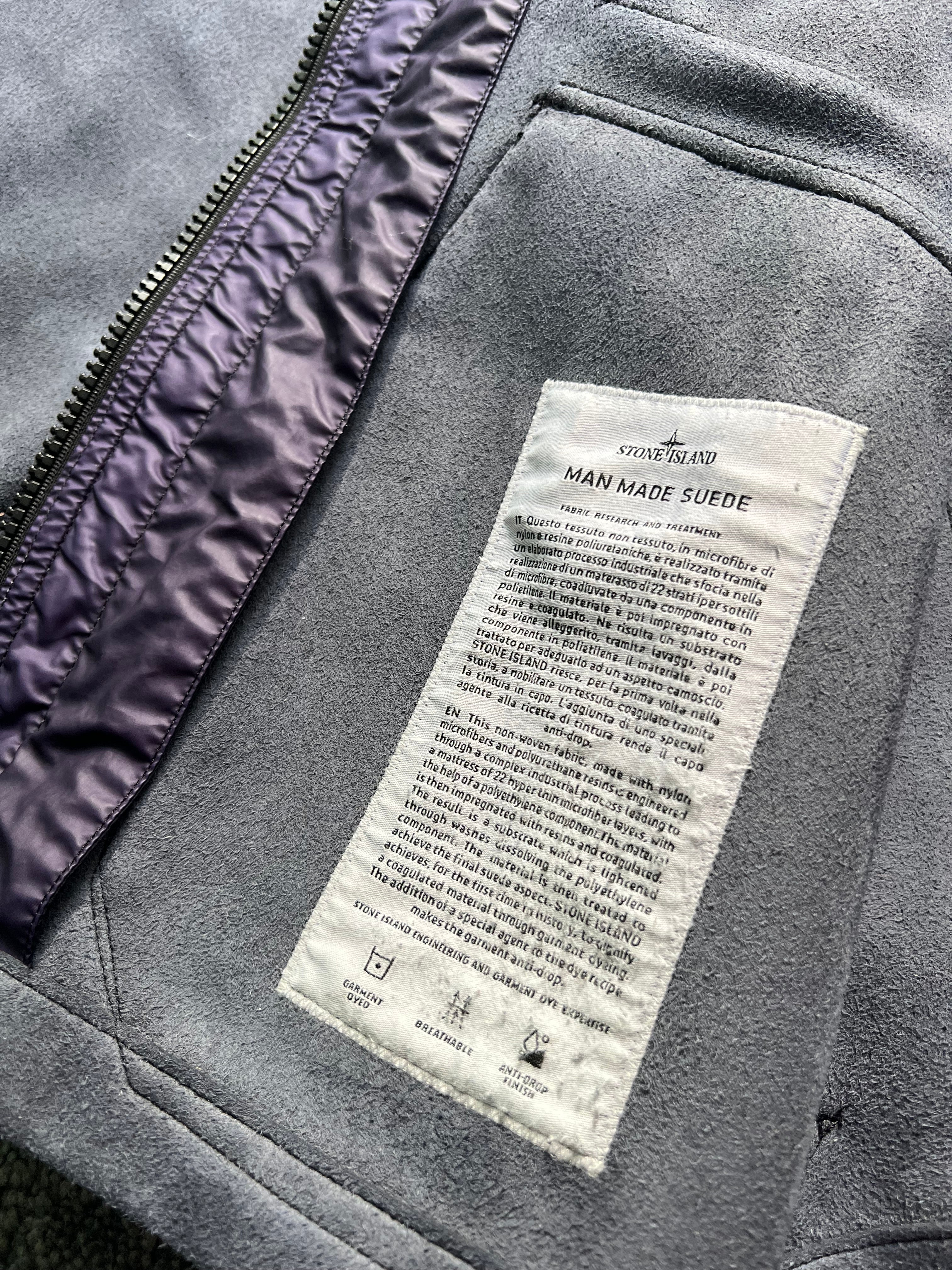 Stone Island Man Made Suede Jacket 2018