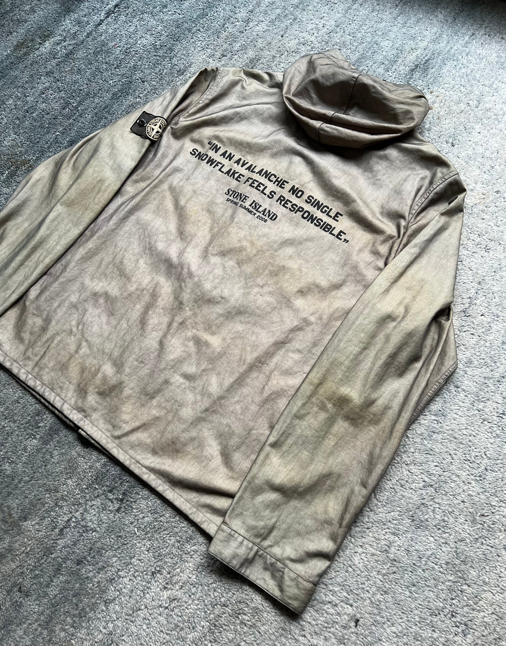 Stone Island 2008 Tyveck Snowflake Jacket