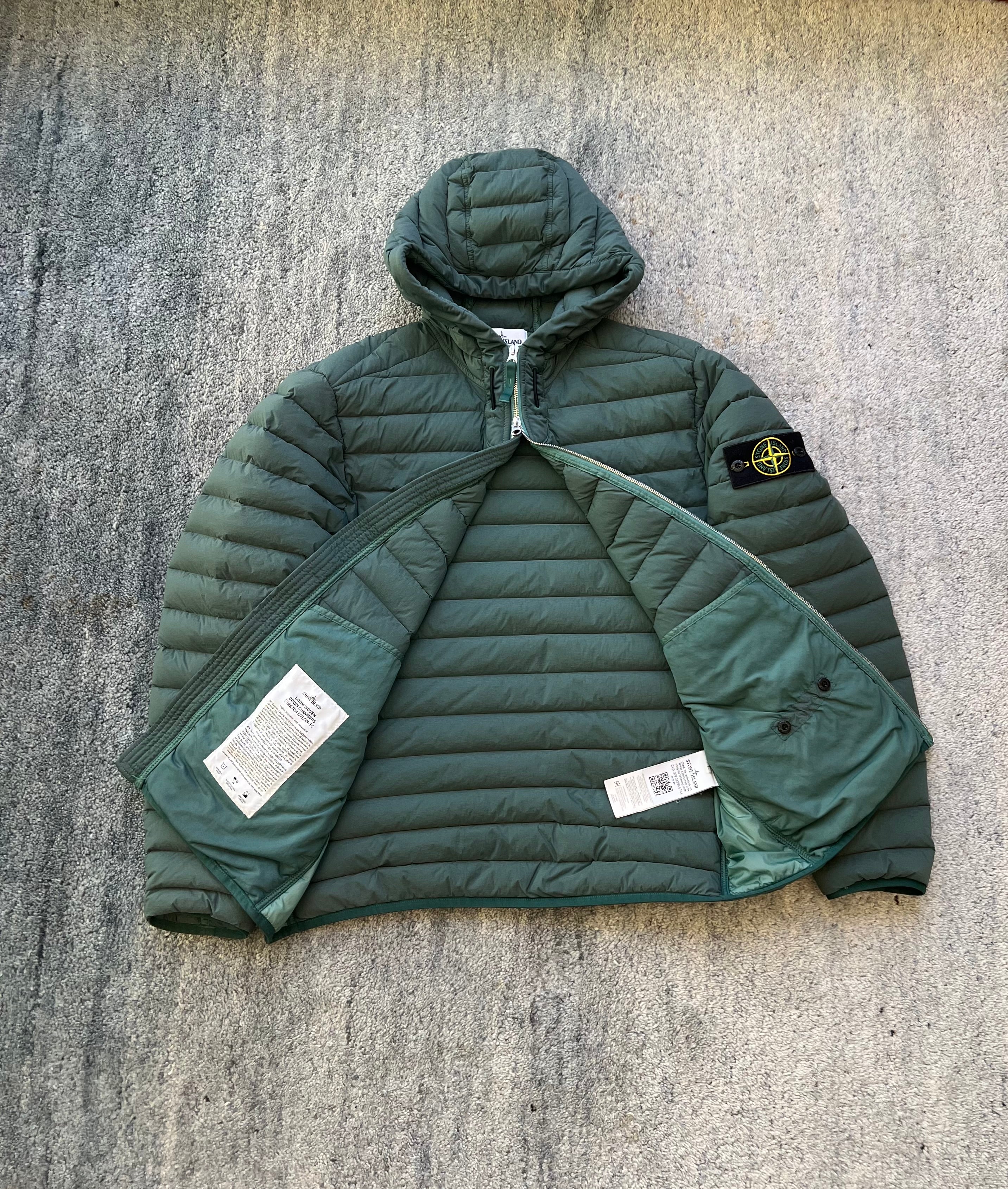 Stone Island 2021 Loom Woven Down Filled Nylon TC Puffer Jacket