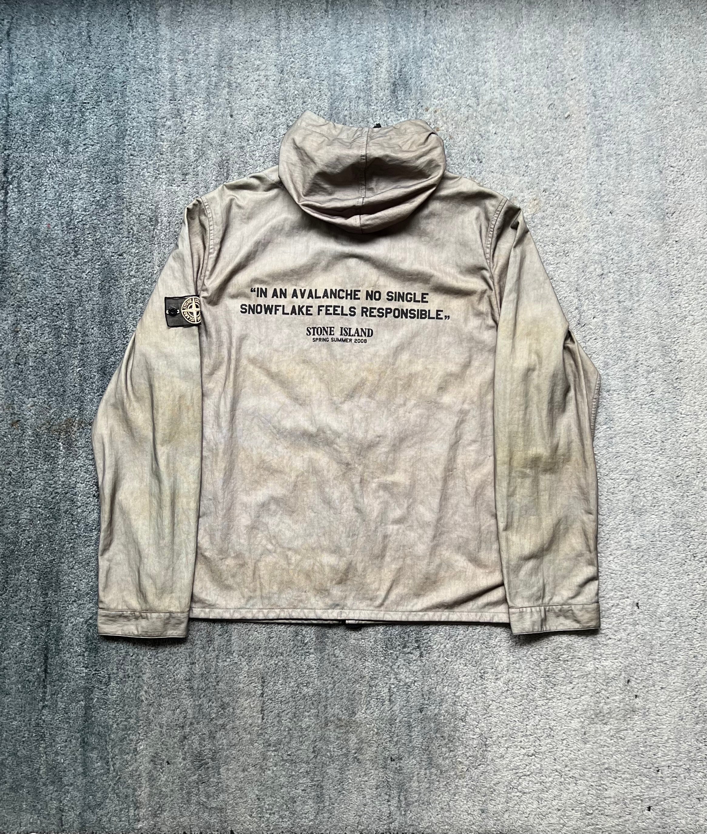 Stone Island 2008 Tyveck Snowflake Jacket