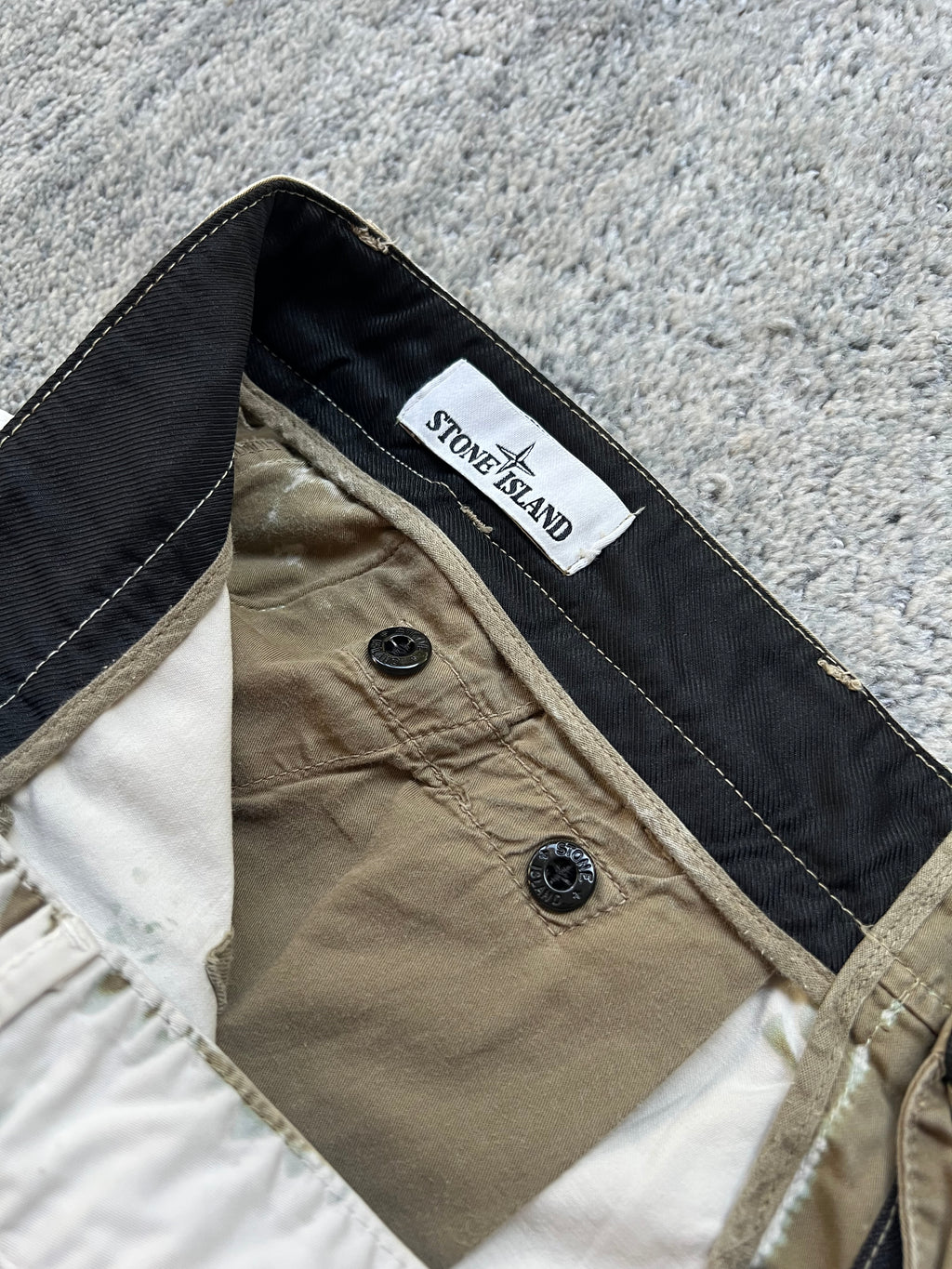 Stone Island 2017 Hand corrosion Shorts
