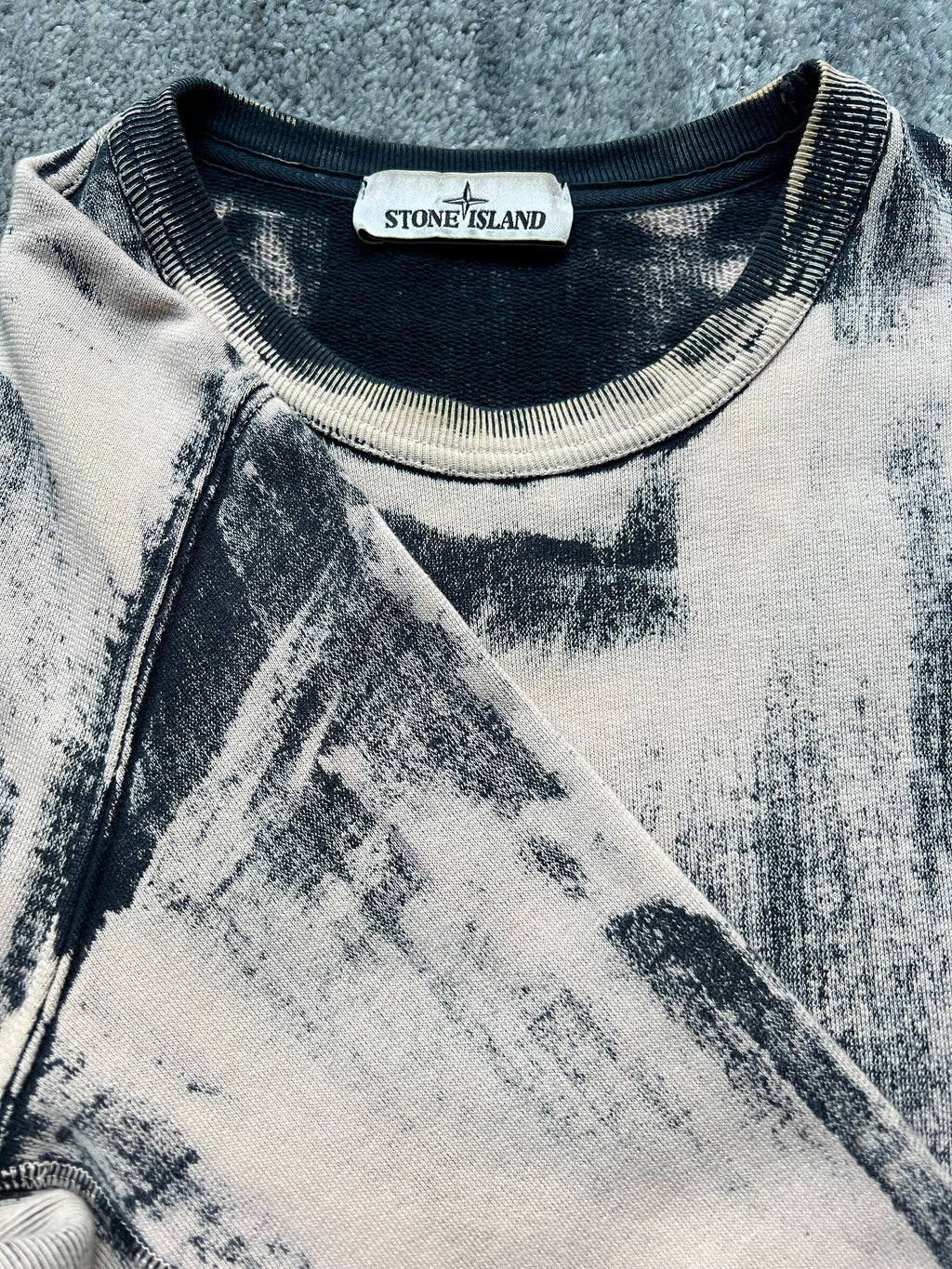 Stone Island Hand Corrosion Crewneck Sweatshirt 2017