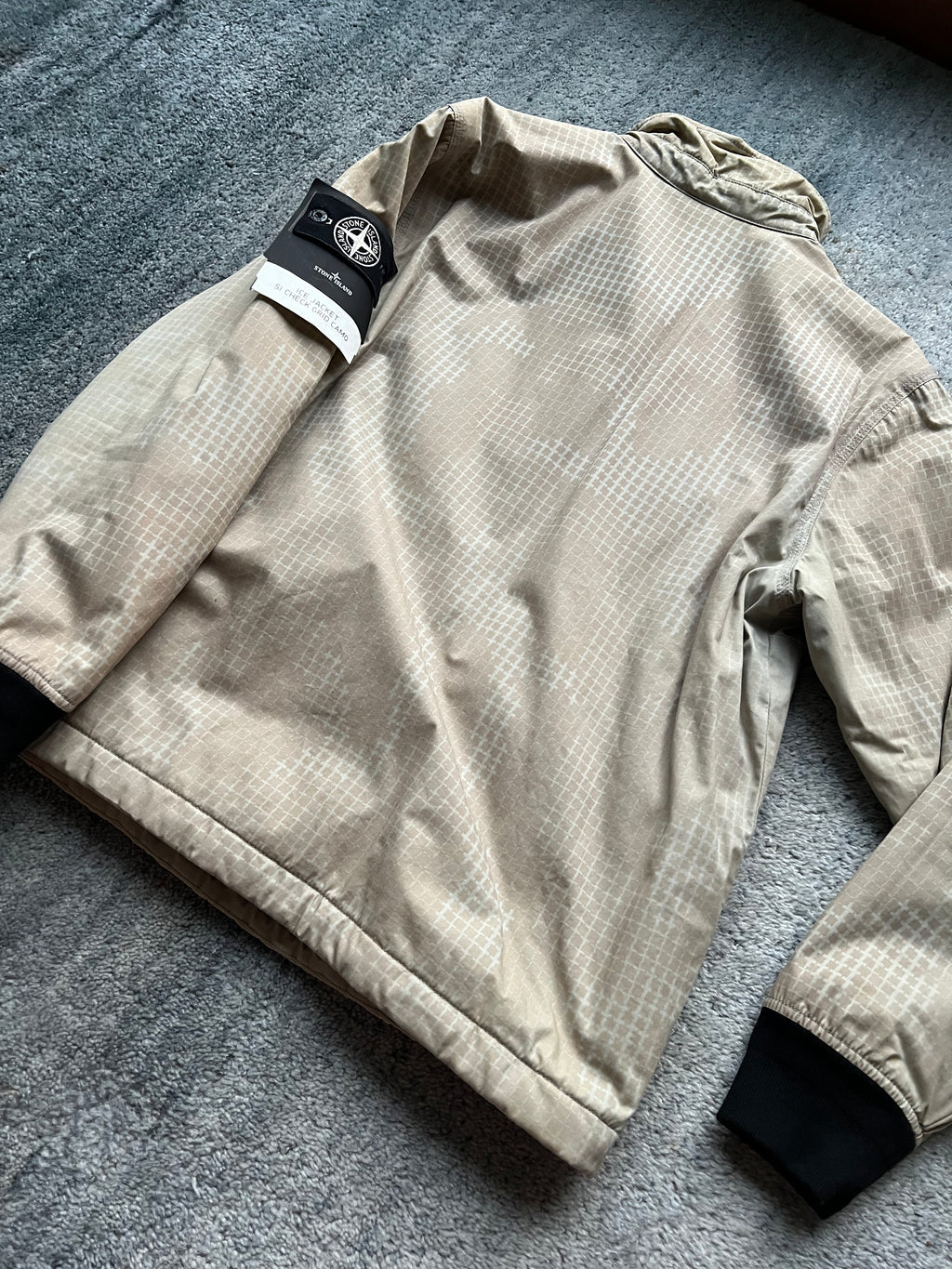 Stone Island 2017 Grid Check Ice Jacket