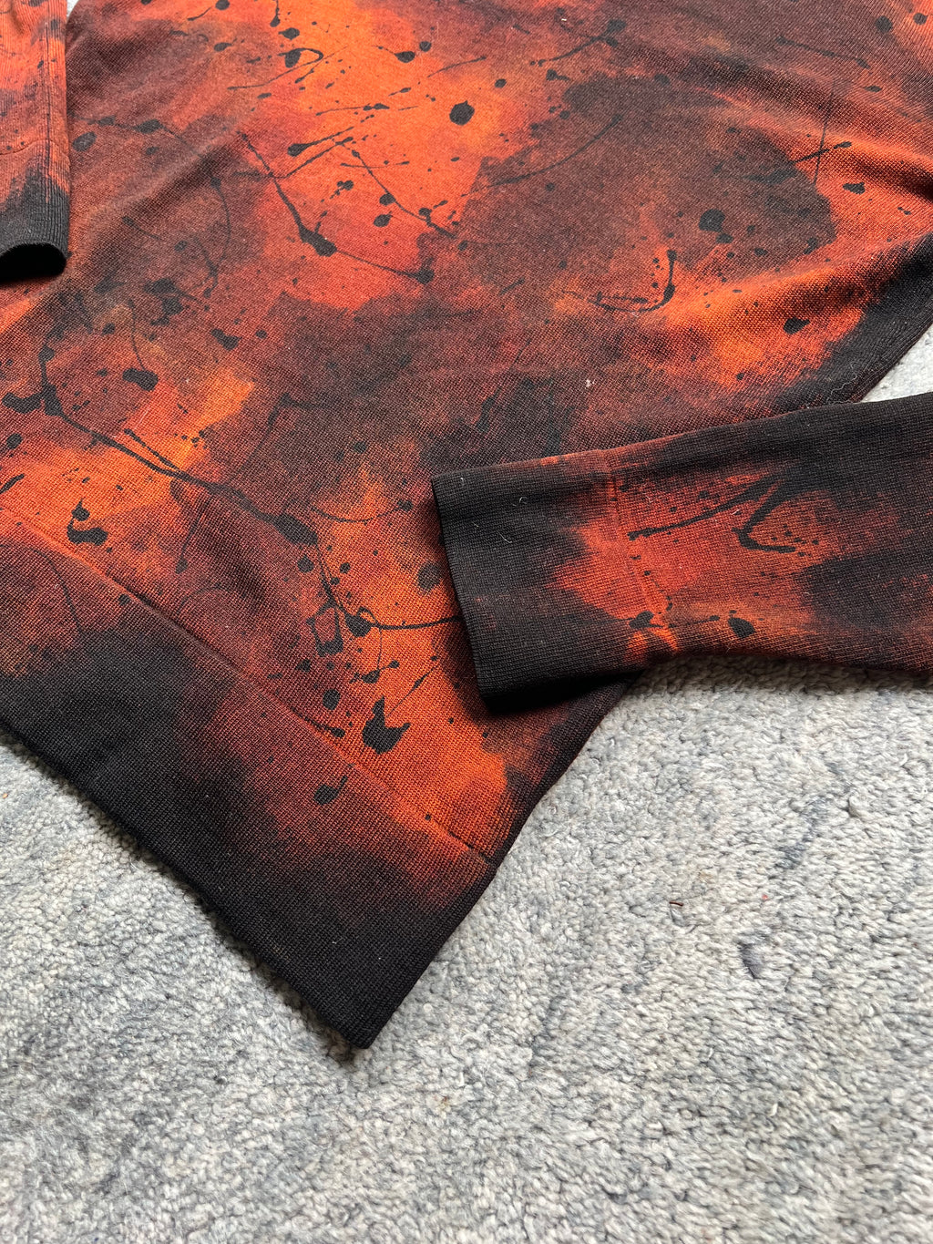 Stone Island Hand Painted Tortoise Shell Knit