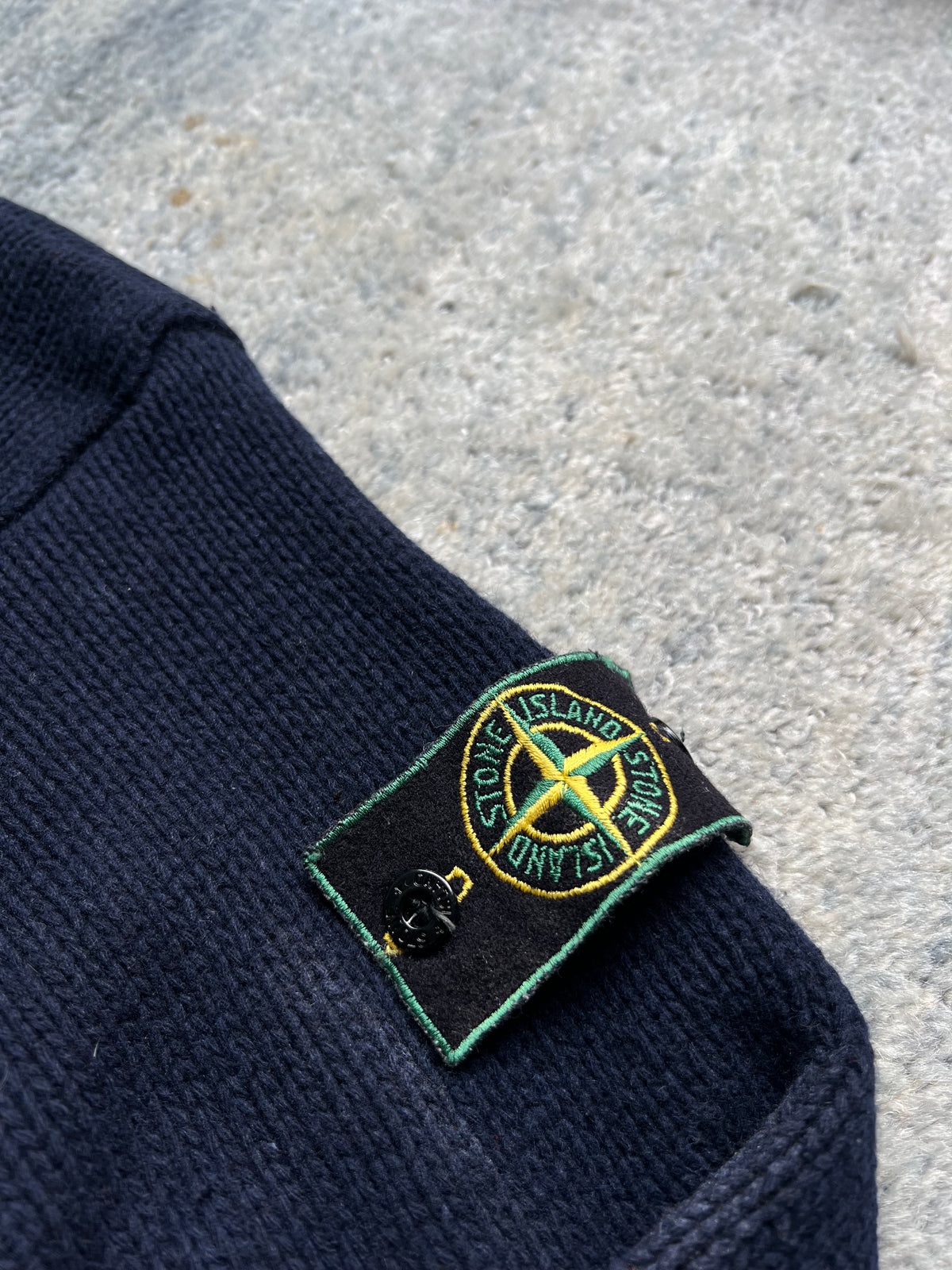 Stone Island 1997 Half Button Knit