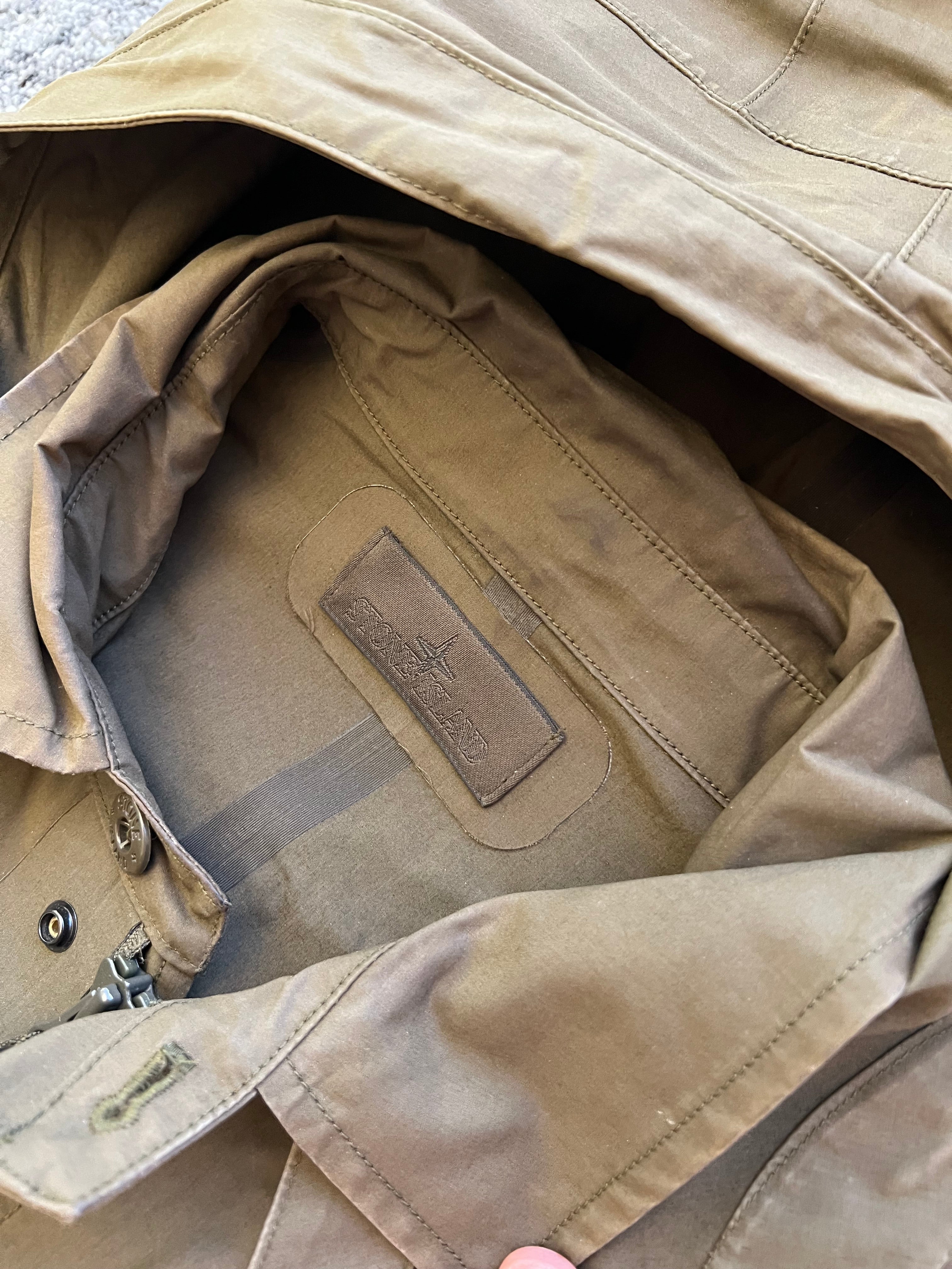 Stone Island 3L Performance Cotton Ghost Jacke