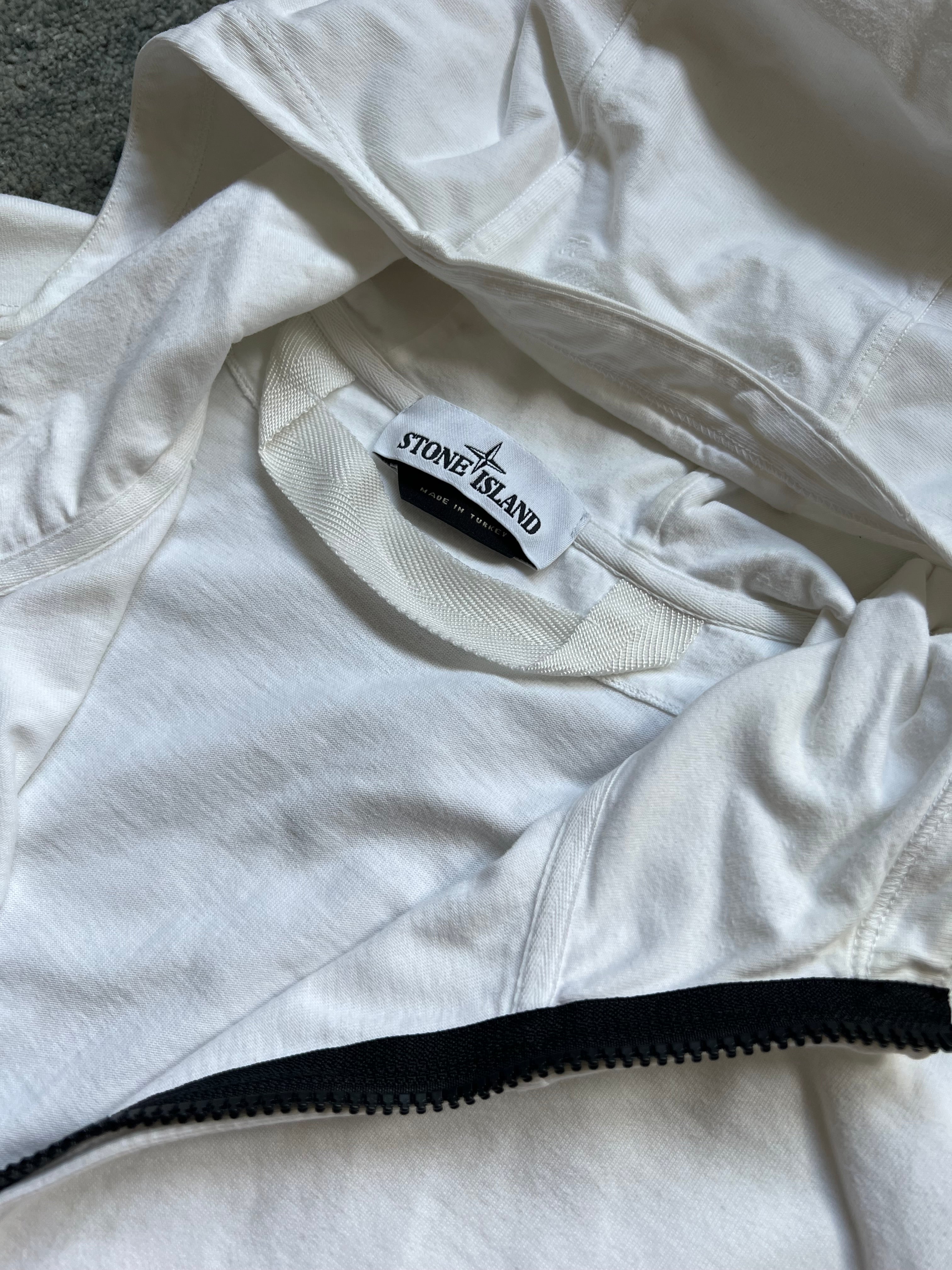 Stone Island 40th anni Cotton Zipped Hoodie