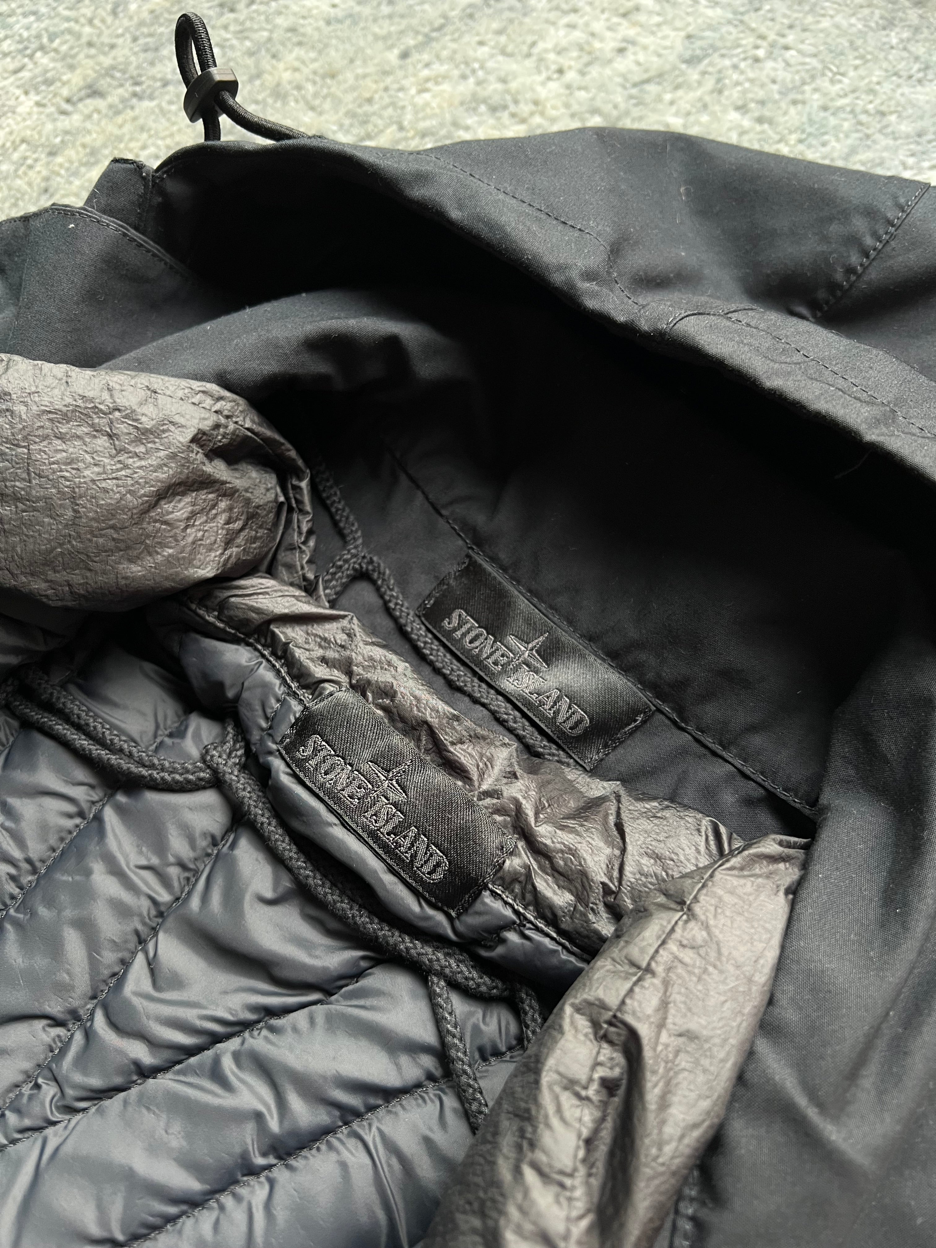 Stone Island 2022 O-Ventile Ghost Piece Down Dutch Rope Puffer Jacket