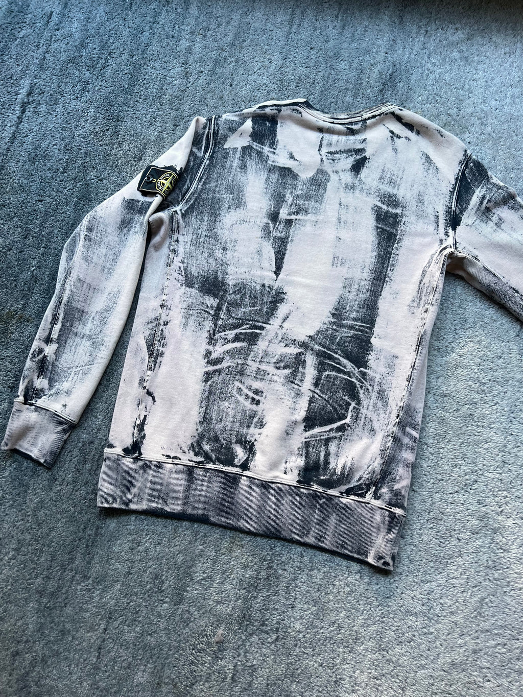 Stone Island Hand Corrosion Crewneck Sweatshirt 2017