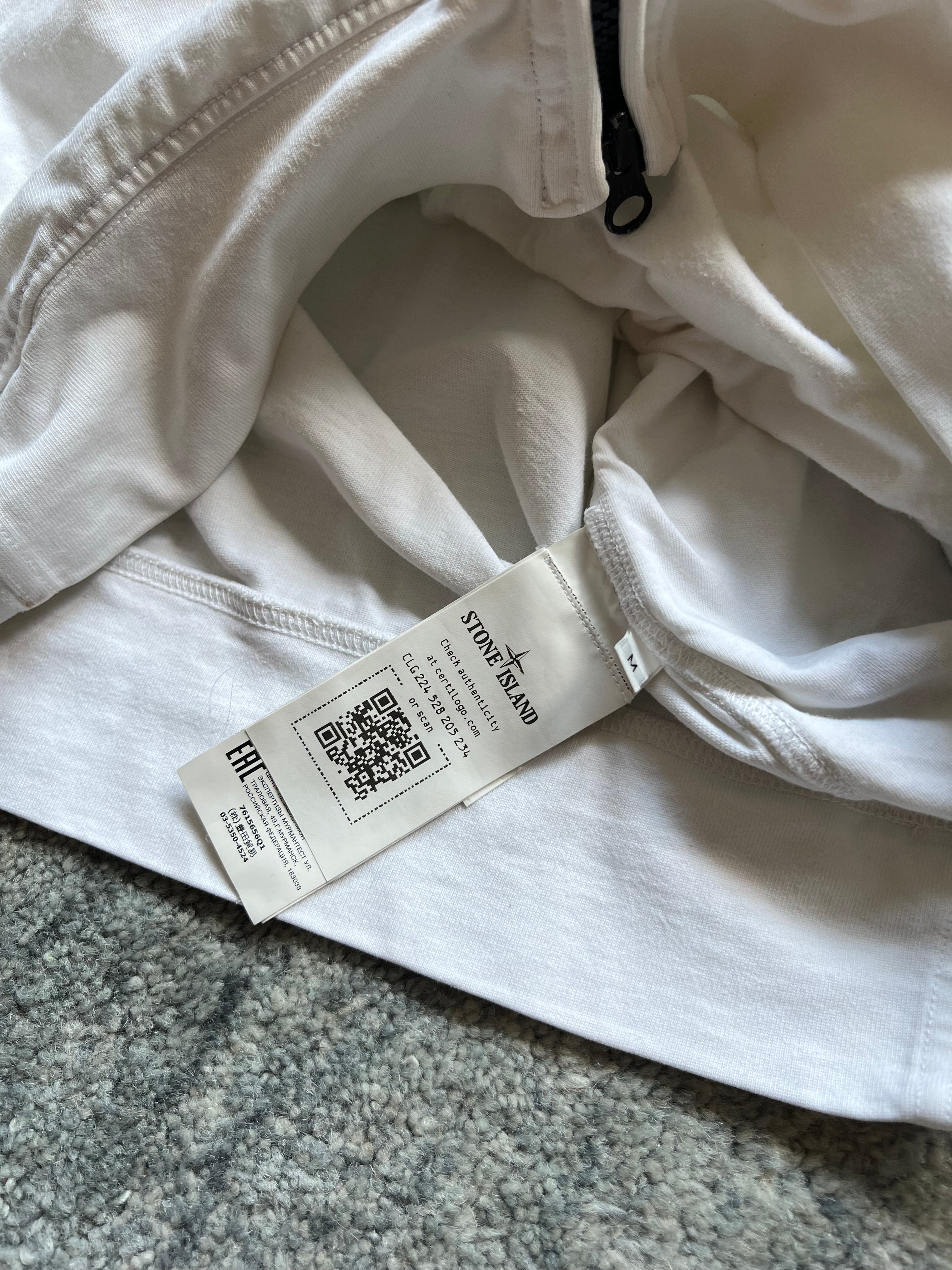 Stone Island 40th anni Cotton Zipped Hoodie