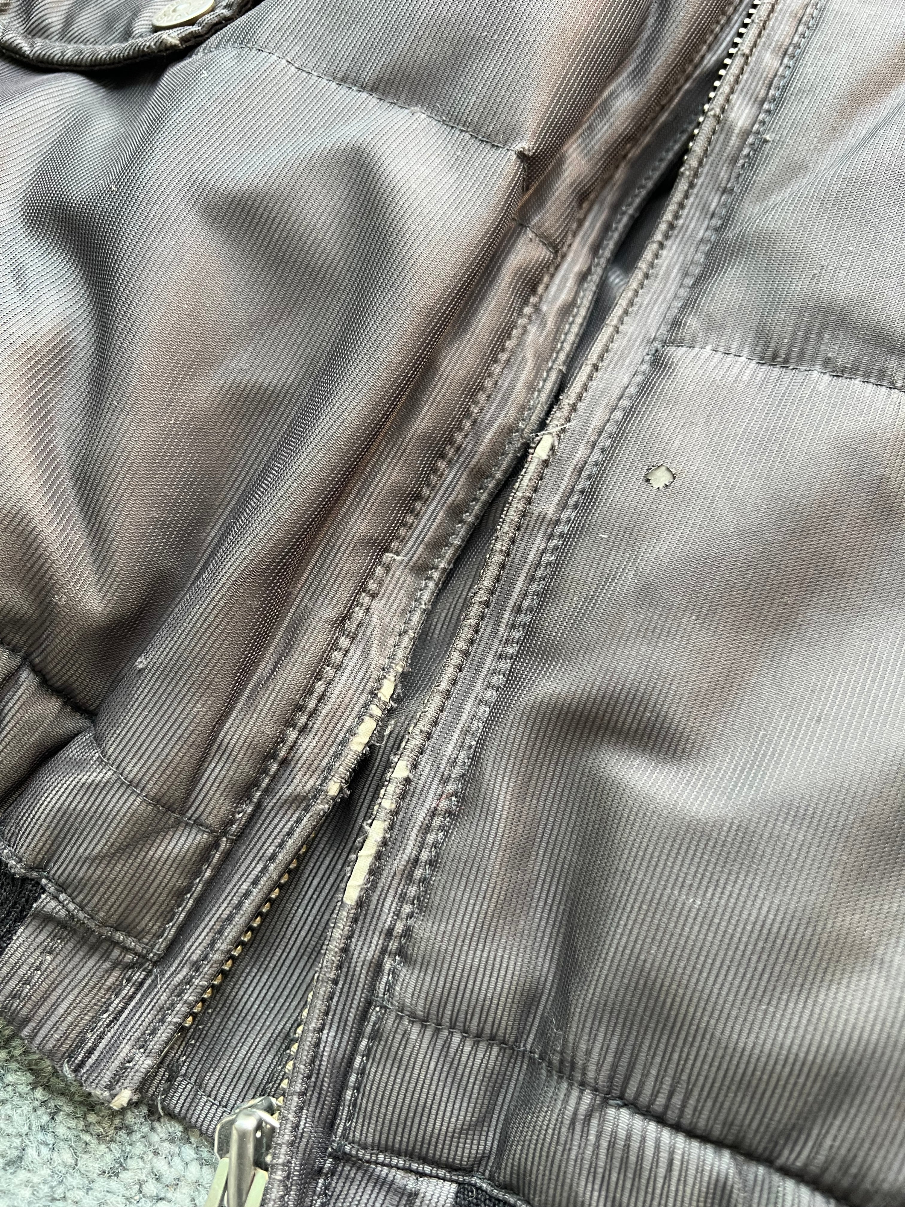 Stone Island 2008 Down Filled Mesh Reflective Bomber Jacket