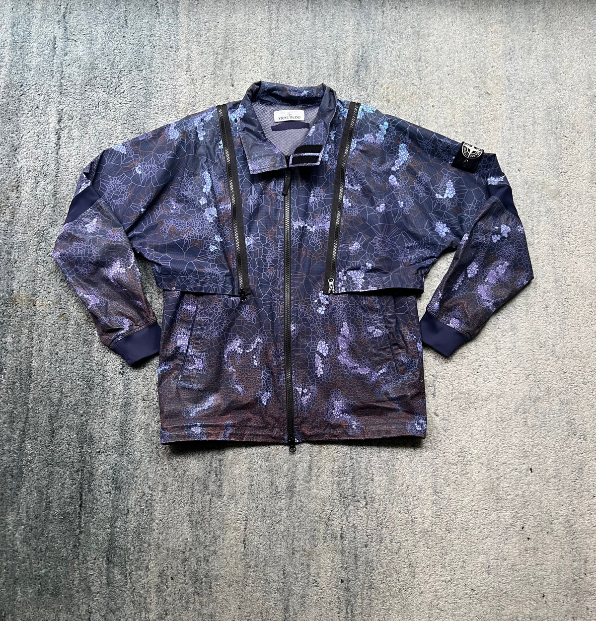 Stone Island 2019 Printed Heat Reactive Thermosensitive Fabric Jacket