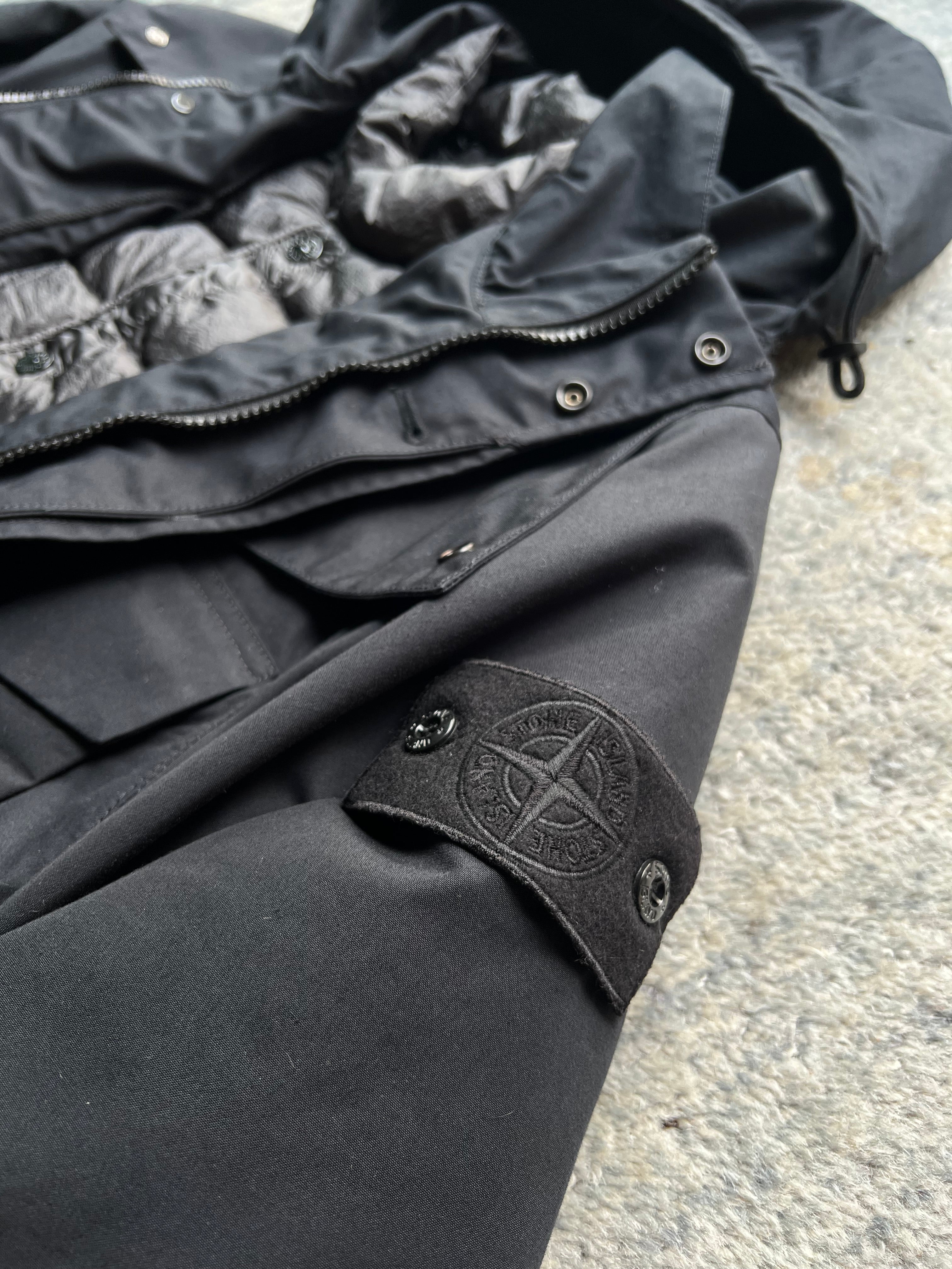 Stone Island 2022 O-Ventile Ghost Piece Down Dutch Rope Puffer Jacket