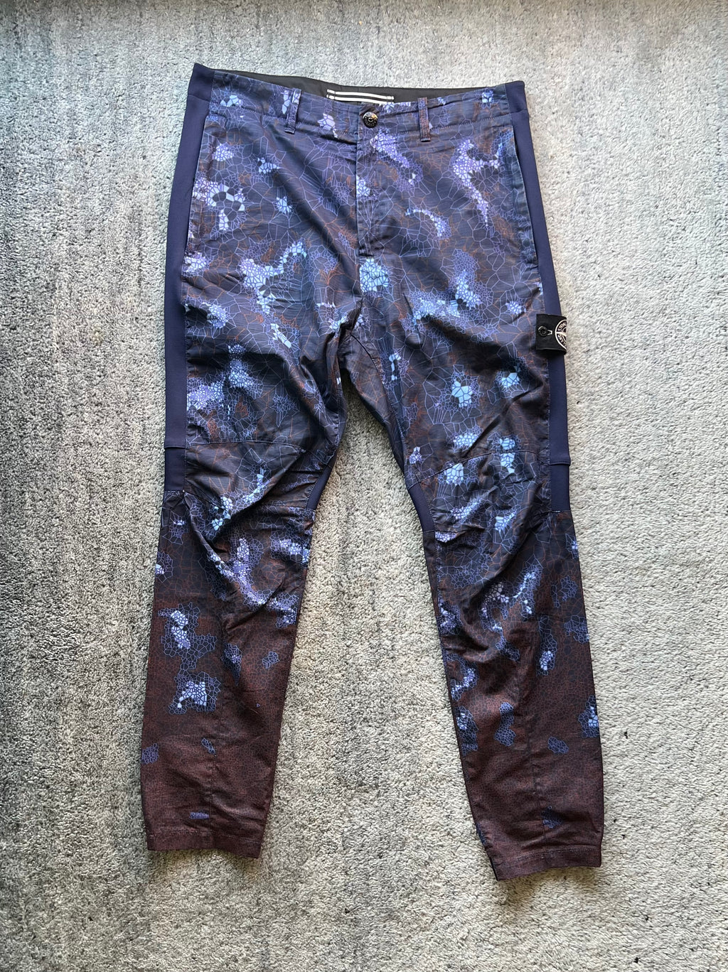 Stone Island 2016 Printed Heat Reactive Thermosensitive Fabric Cargo Trousers