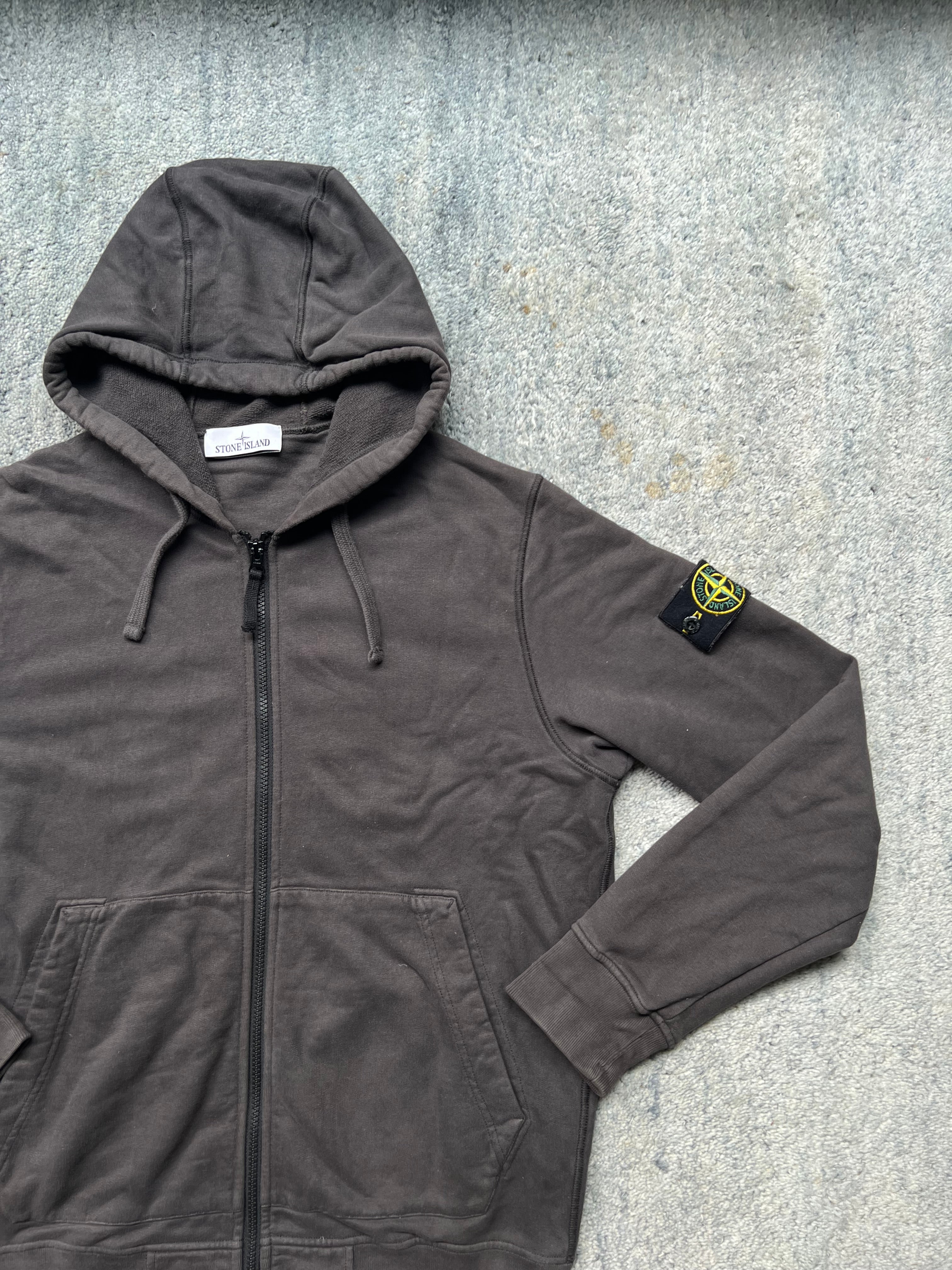 Stone Island zip-up hooded Sweatshirt