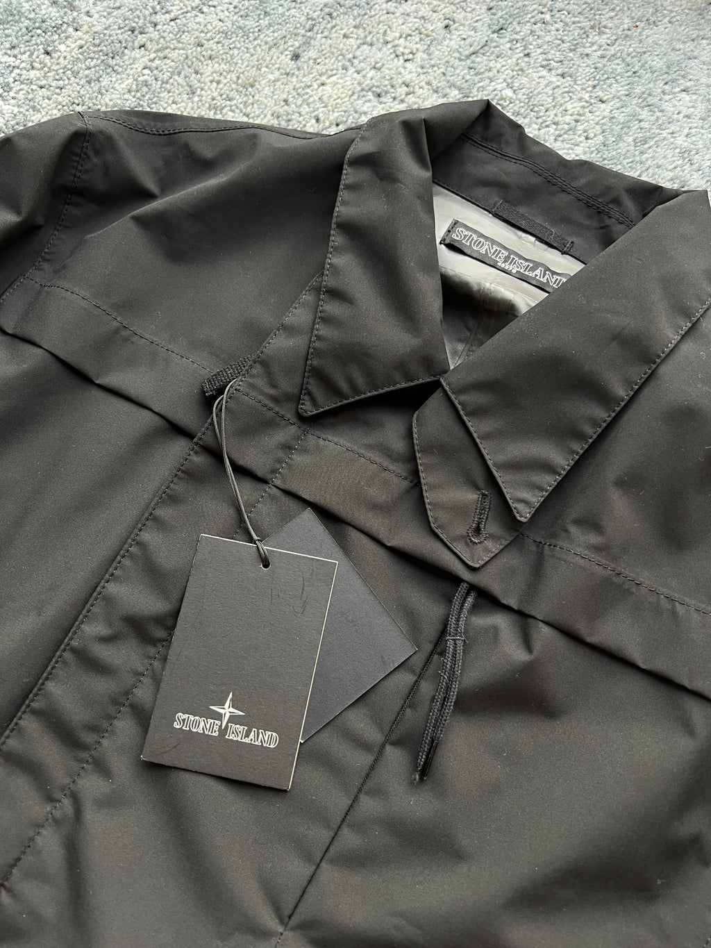 Stone Island 2013 Shadow Project Black Parseq Modular Performance Grid Jacket