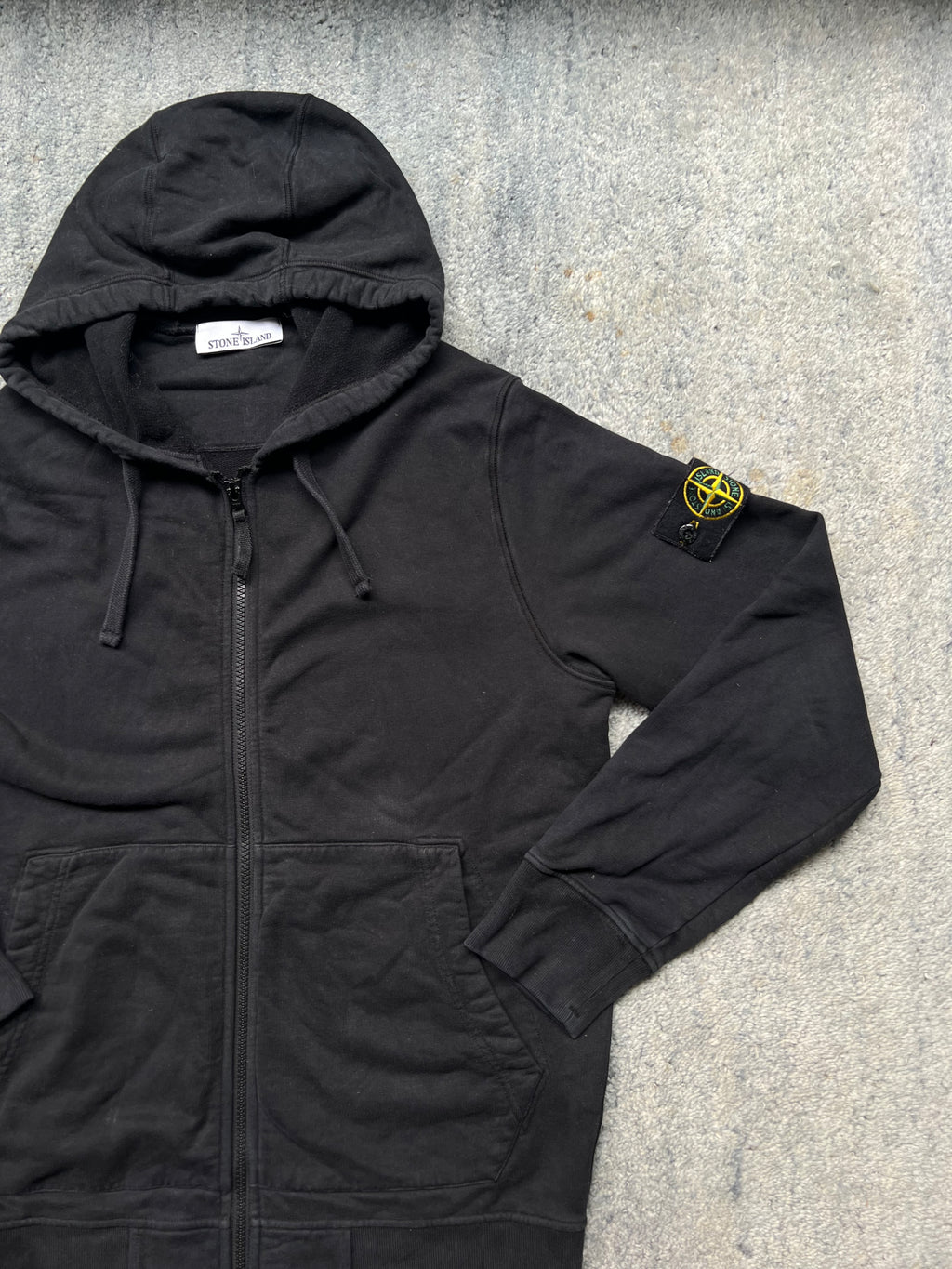 Stone Island zip-up hooded Sweatshirt