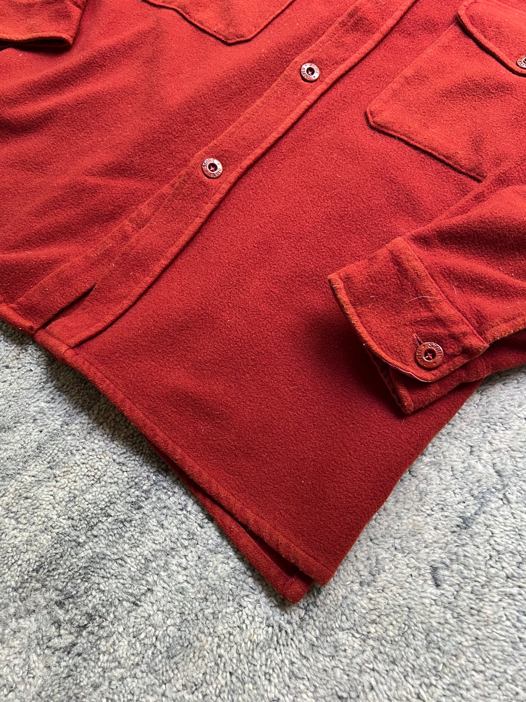 Stone Island Wool Overshirt Pocket Jacket