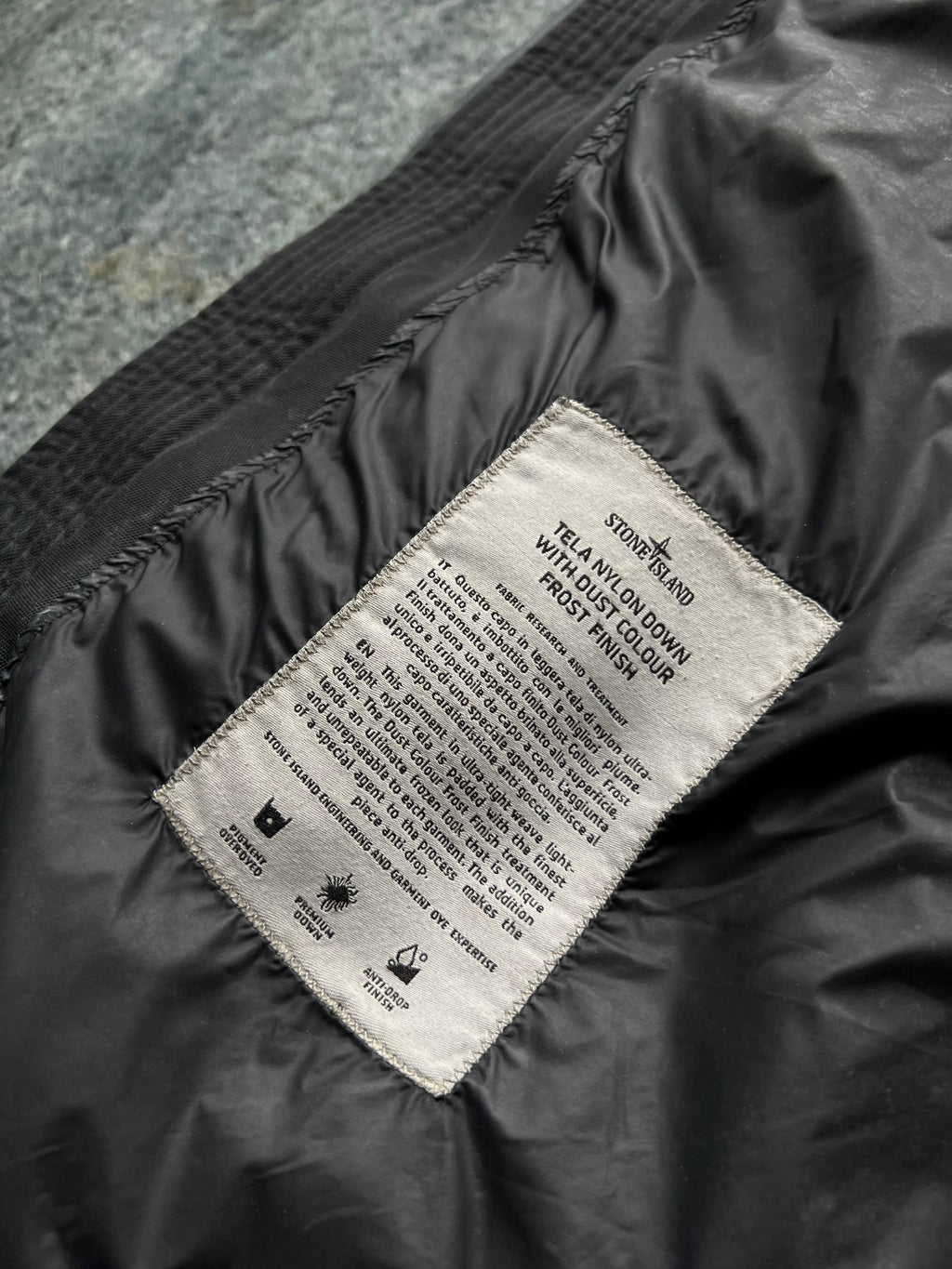 Stone Island 2017 Tela Nylon Down Dust Frost Puffer