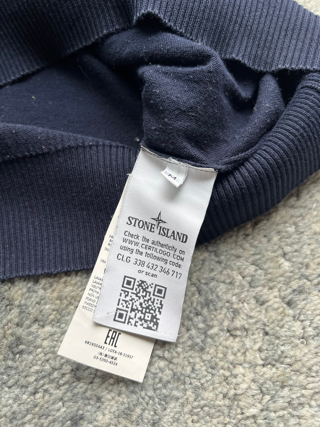 Stone Island 2018 Shadow Project Knitted Crewneck